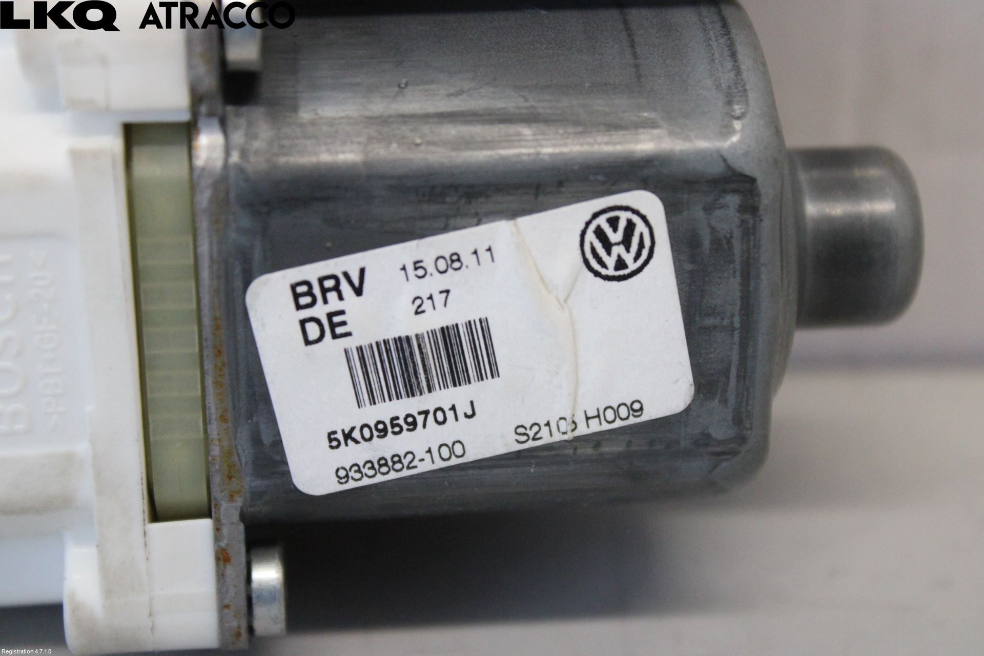 Volkswagen VW GOLF VI 09-13 Vindusheismotor