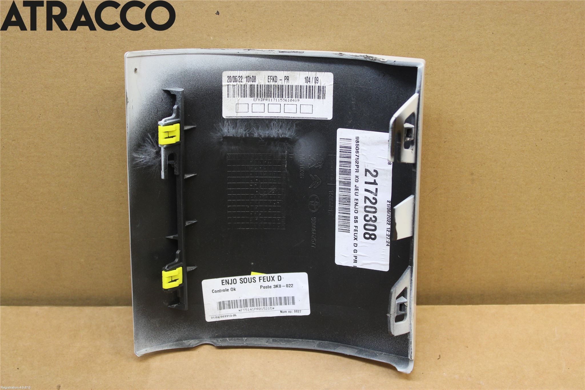 Peugeot EXPERT/E-EXPERT 17- Støtfanger Bak Hjørne Høyre