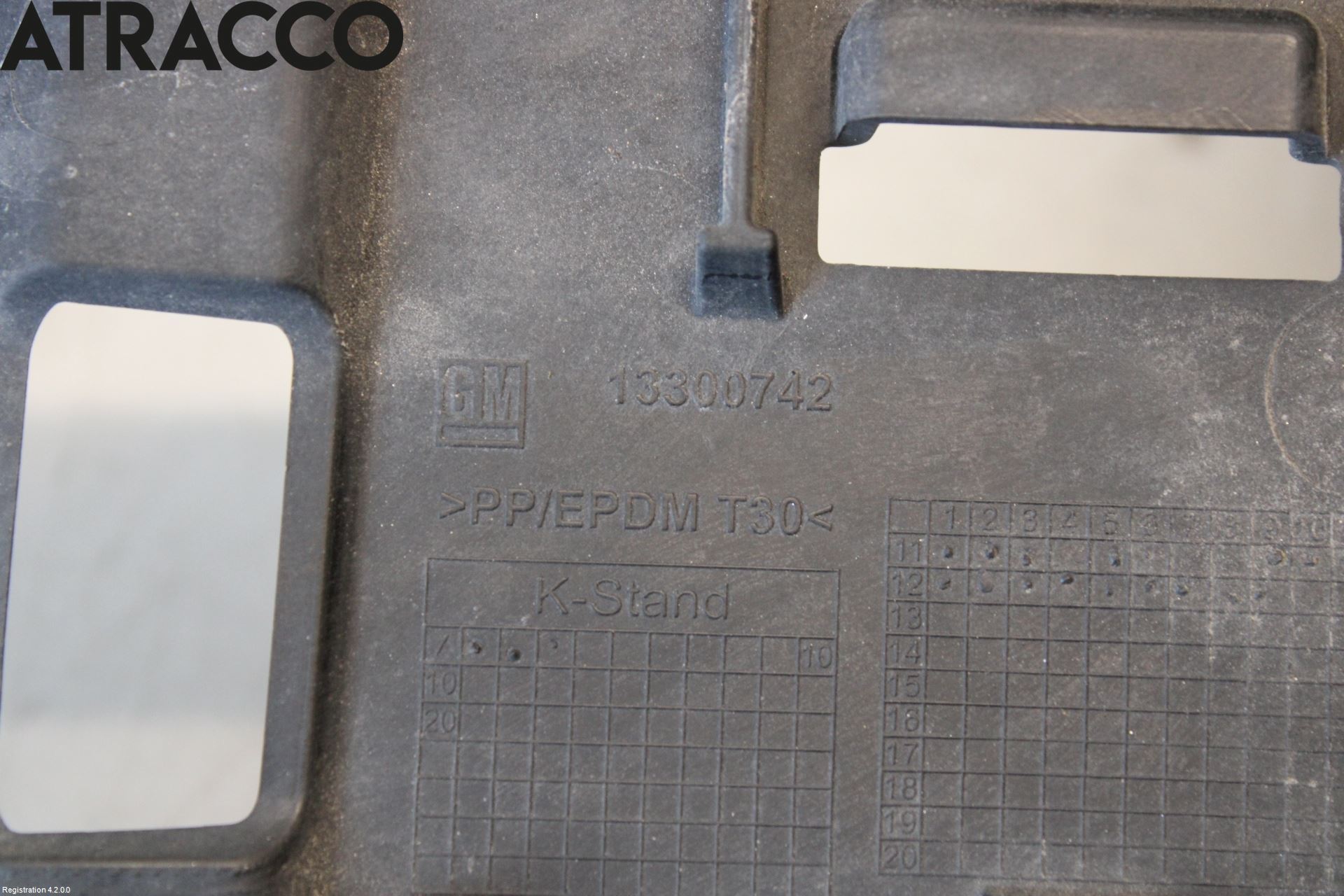 Opel ZAFIRA C 12-19 Støtfangerfeste Bak Venstre