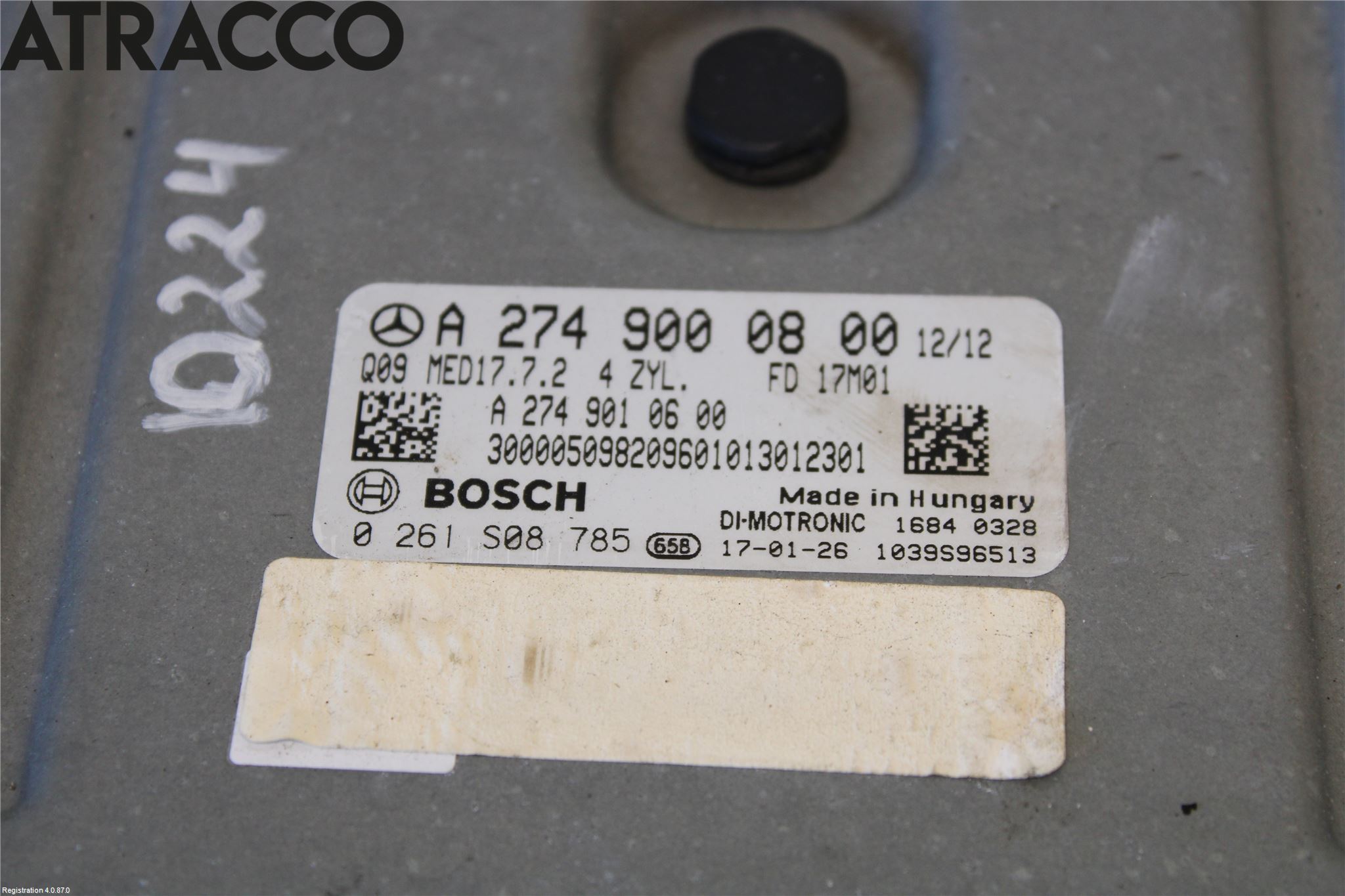 Mercedes-Benz MB C-KLASS (W205) 14-21 Styreenhet Innsprøytning