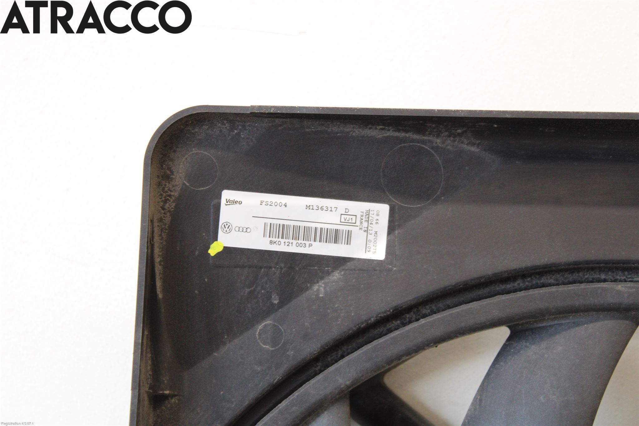 Audi A4/S4 08-11 Kjølevifte Elektrisk