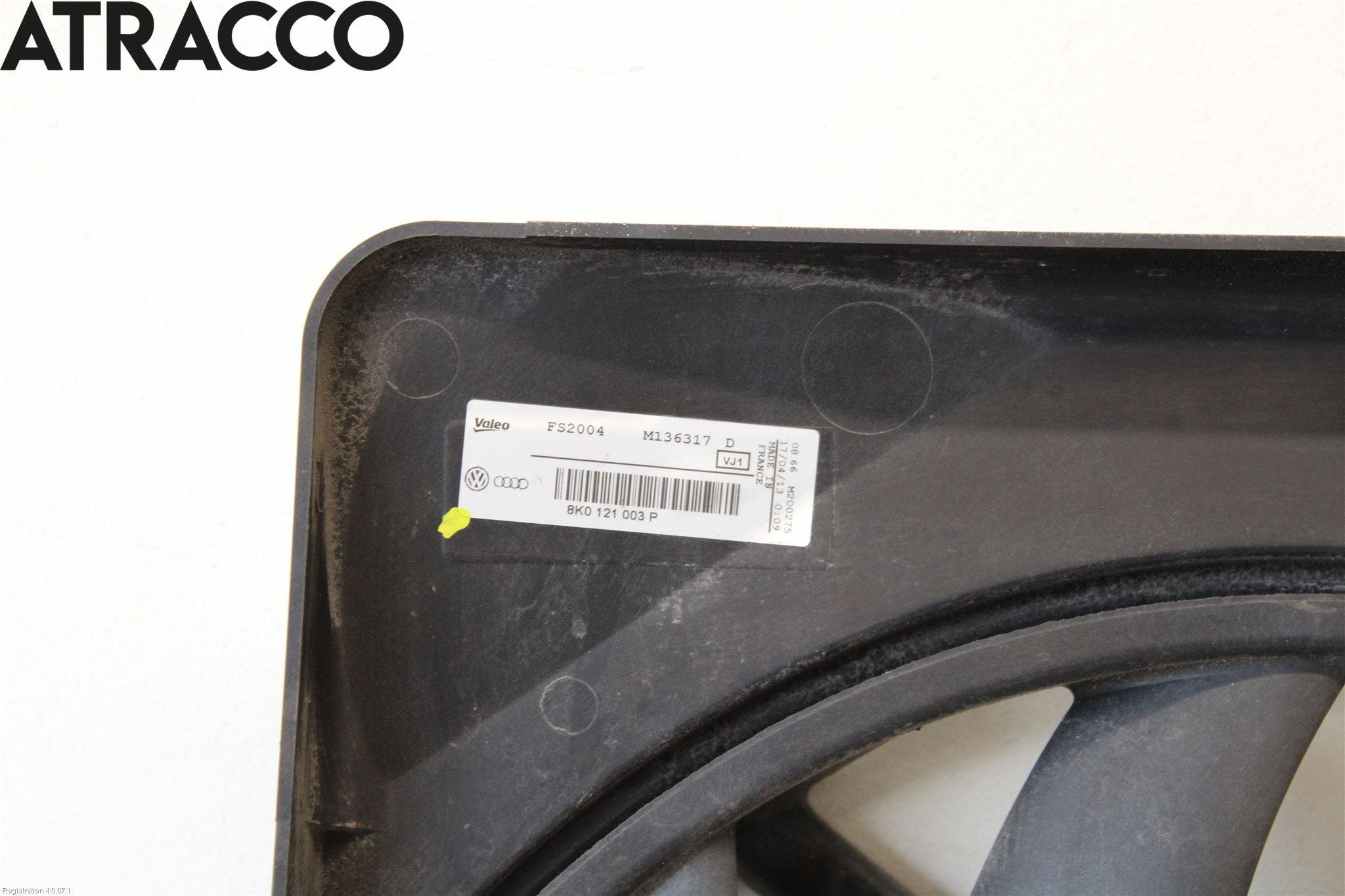 Audi A4/S4 08-11 Kjølevifte Elektrisk