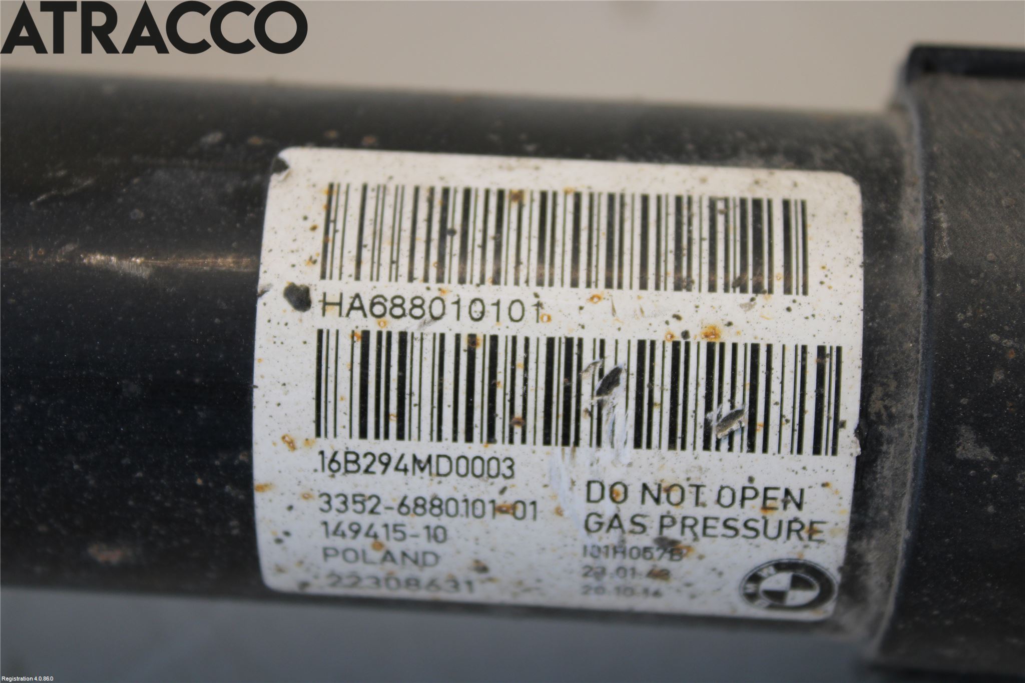 BMW i3 I01 13-22 Støtdemper Bak