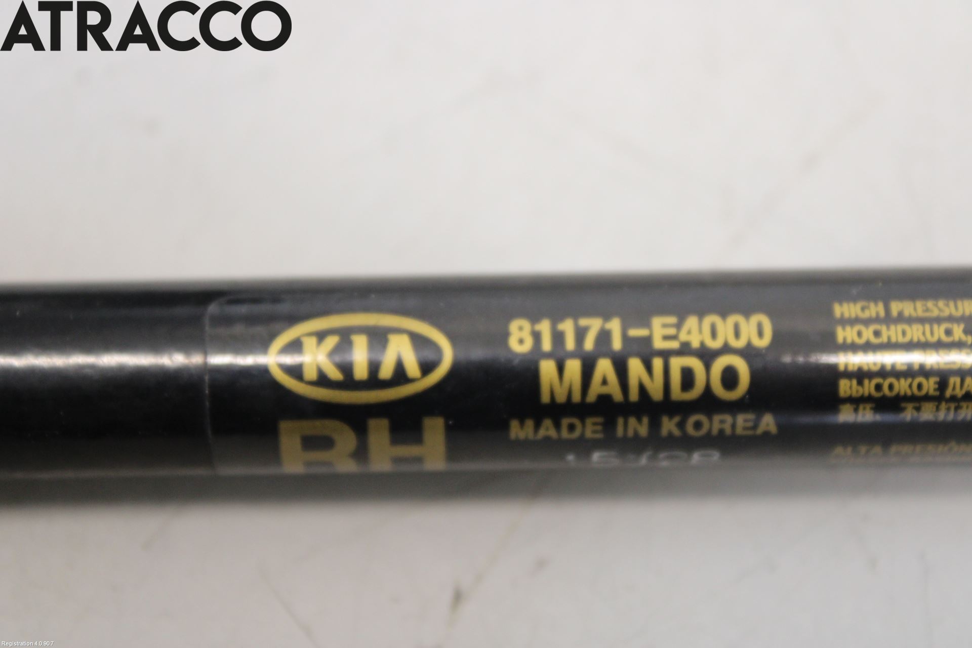 Kia SOUL 09- Panser Demper-Gassfjær