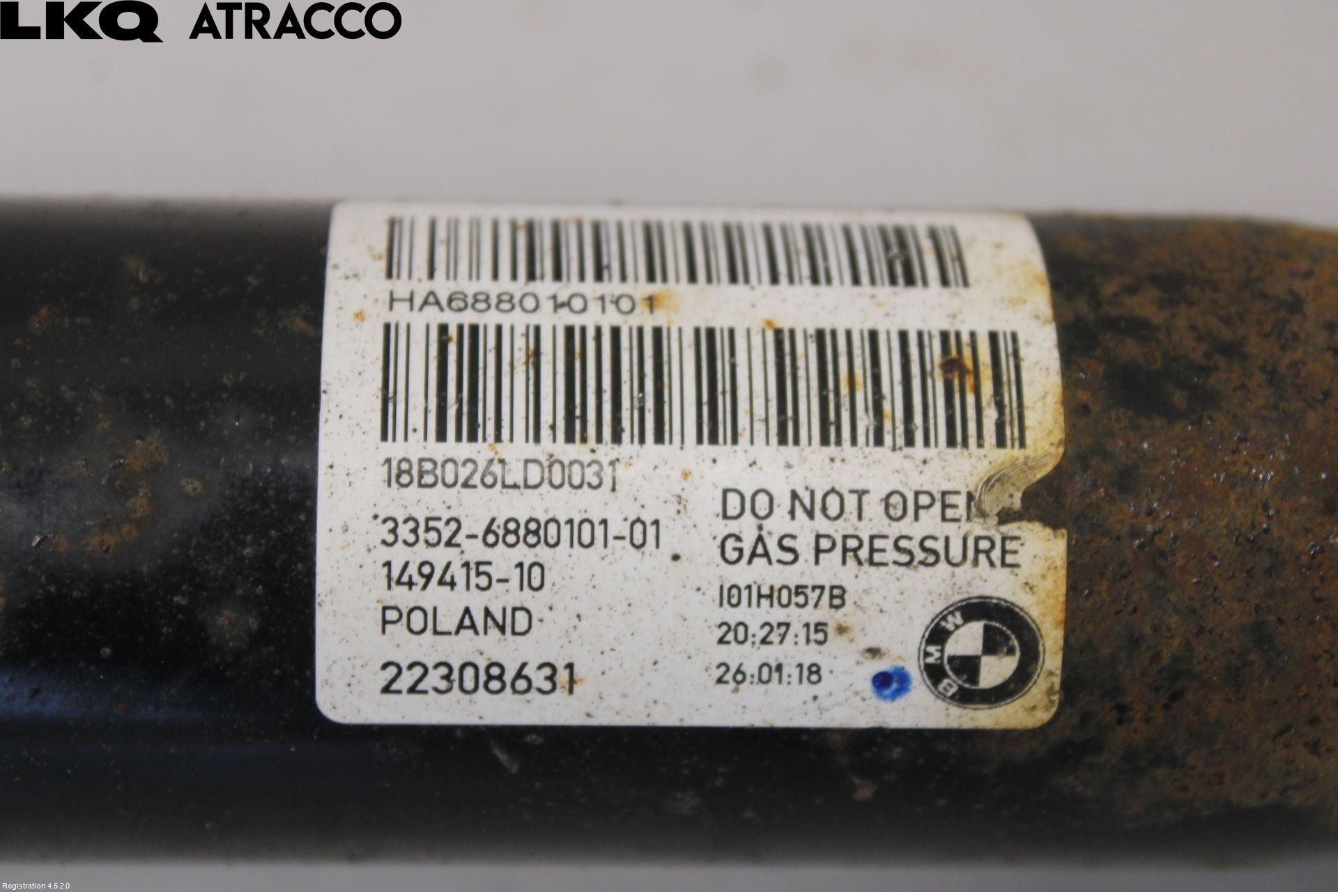 BMW i3 I01 13-22 Støtdemper Bak