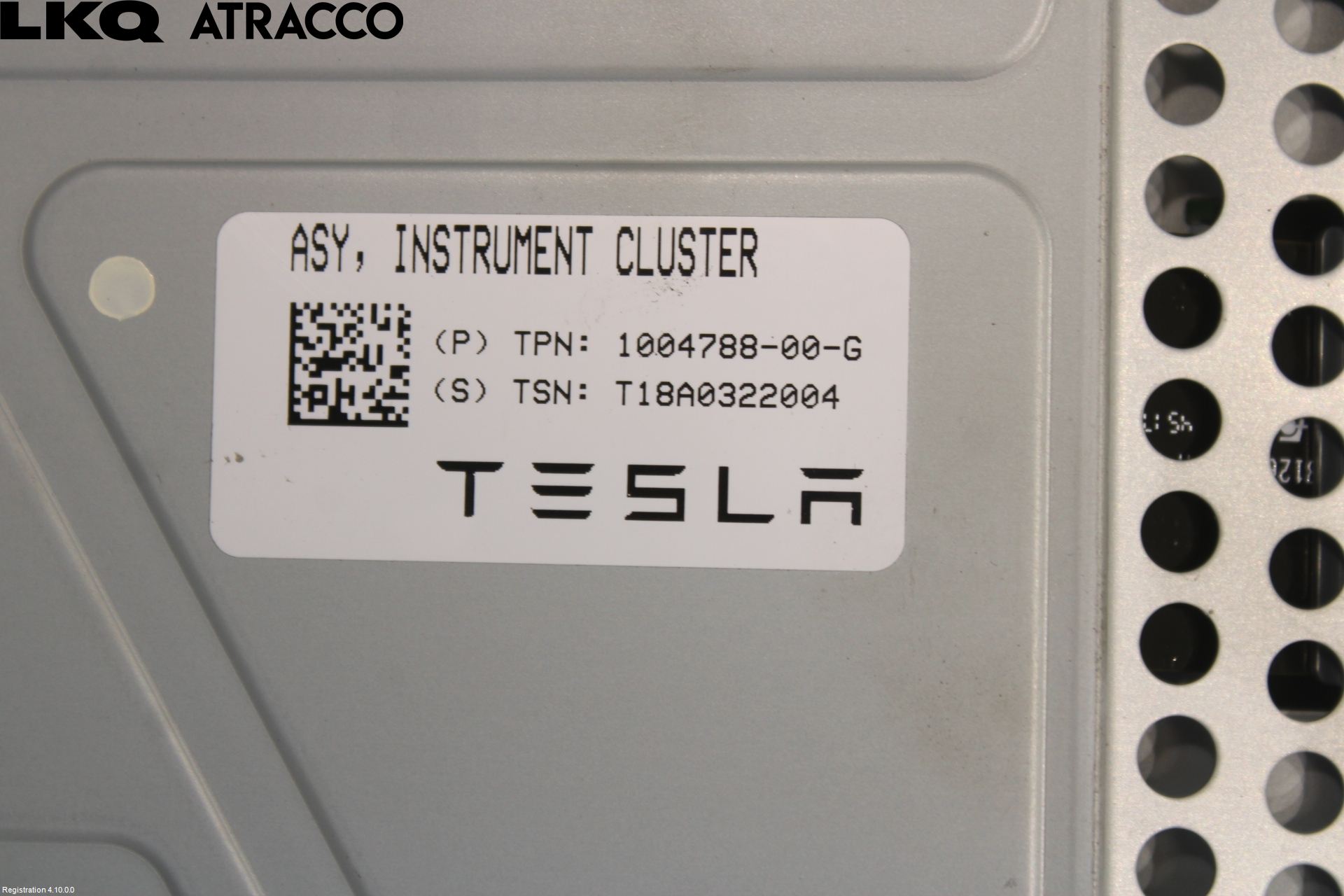 Tesla MODEL S 13- Instr Kombinert