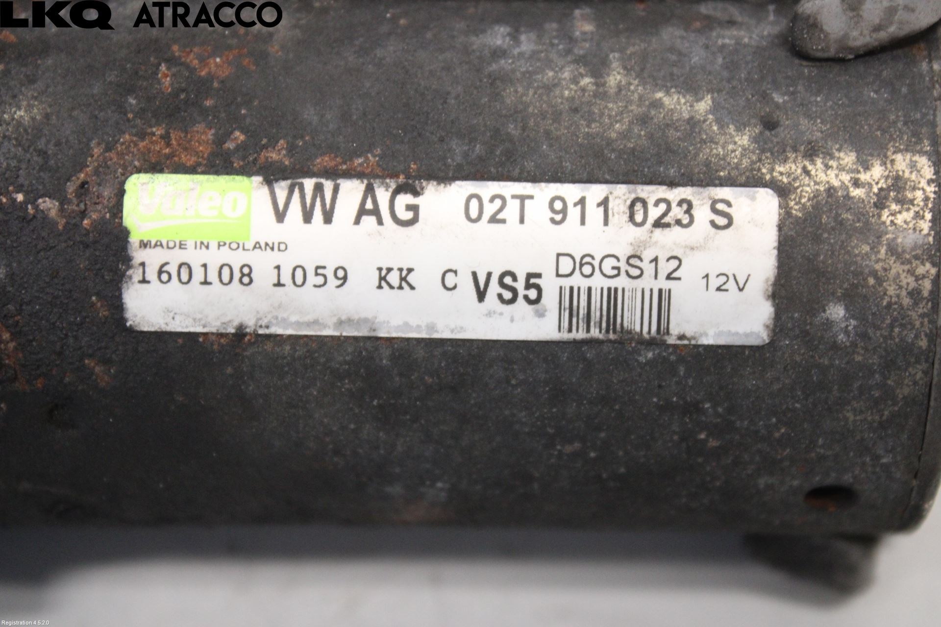 Volkswagen VW GOLF V 04-09 Startmotor