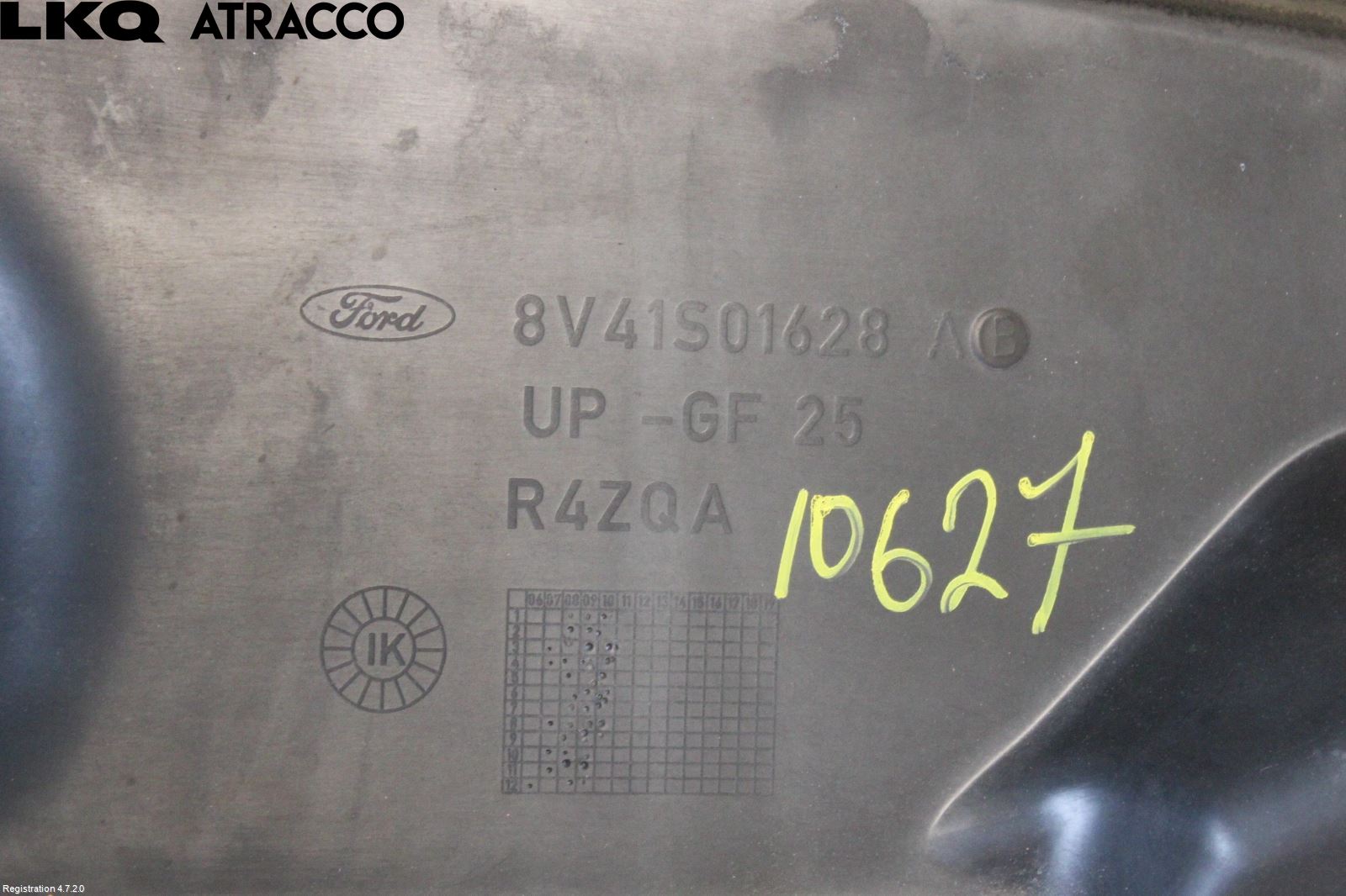 Ford KUGA 08-12 Visker Deksel-Grill-Under Frr