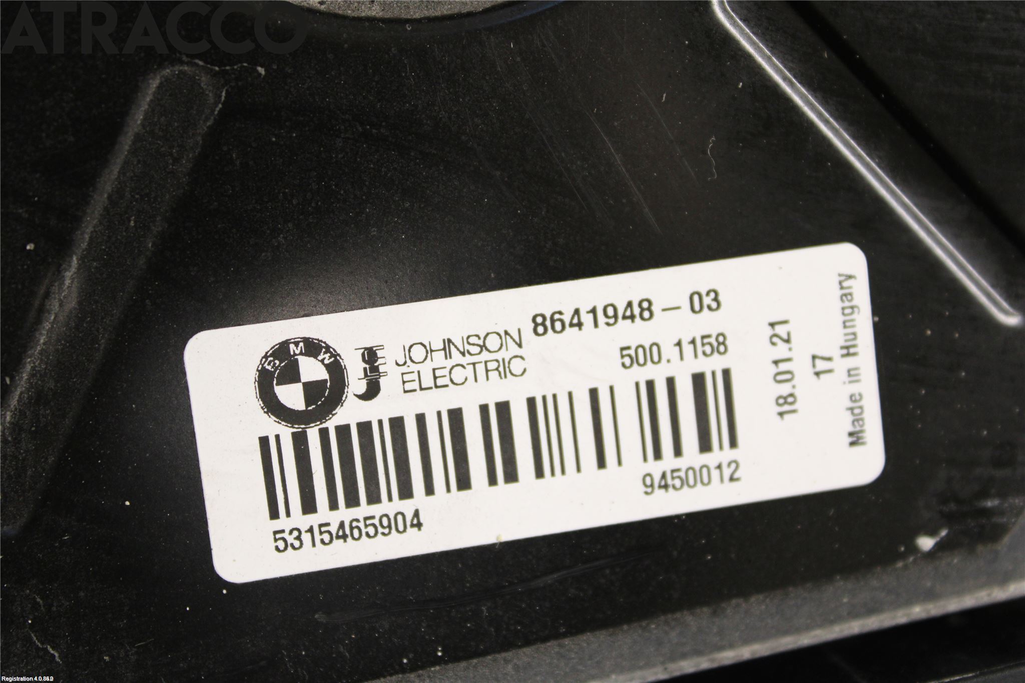 BMW i3 I01 13-22 Kjølevifte Elektrisk