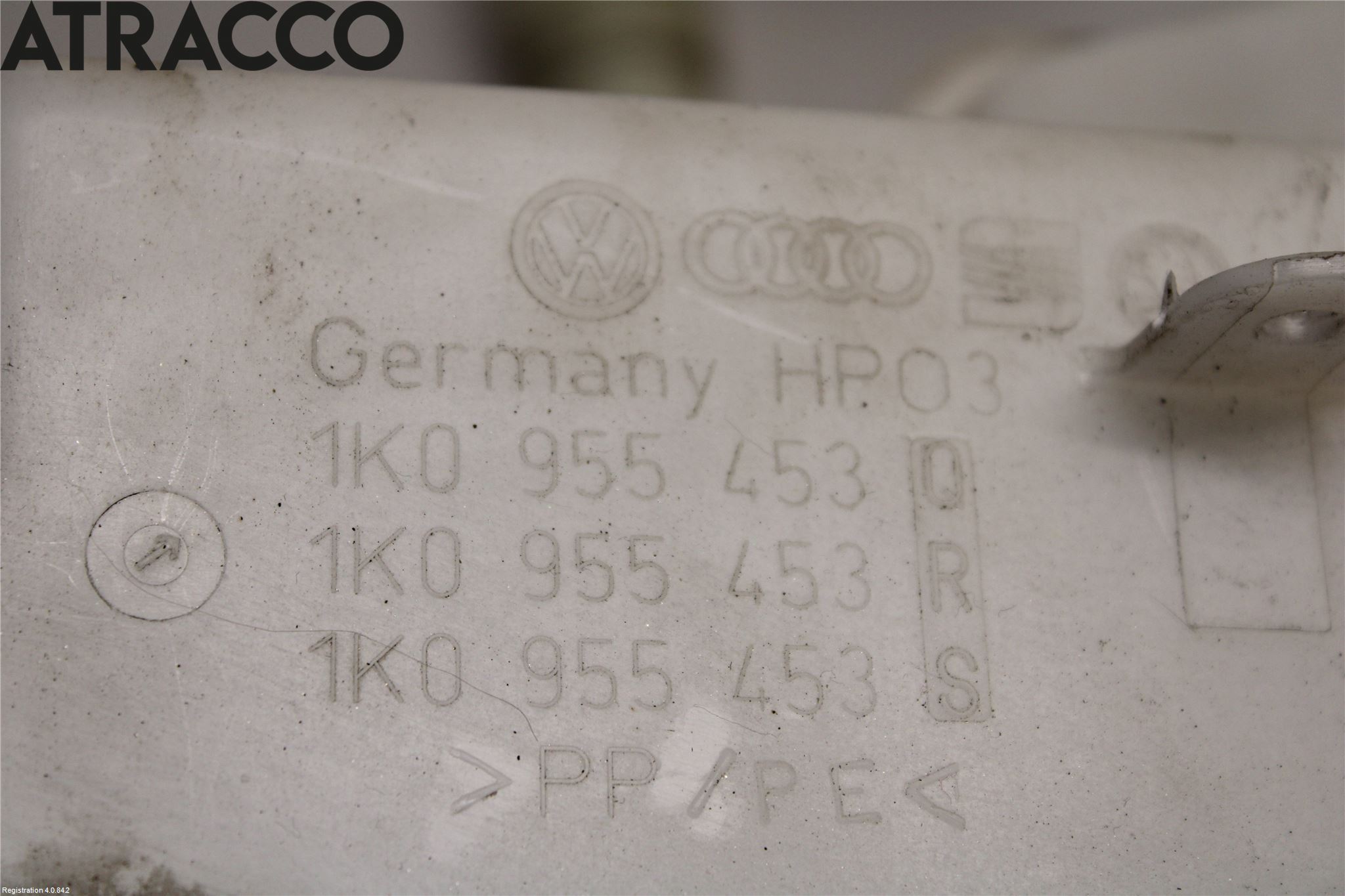 Volkswagen VW GOLF VI 09-13 Spylerbeholder Frontrute-Lykte