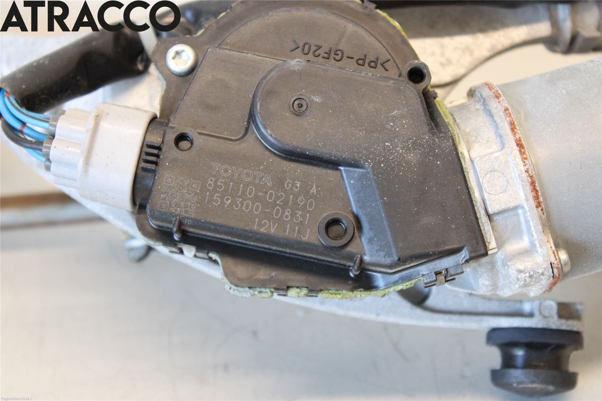 Toyota AURIS 10-12 Viskermotor Frontrute