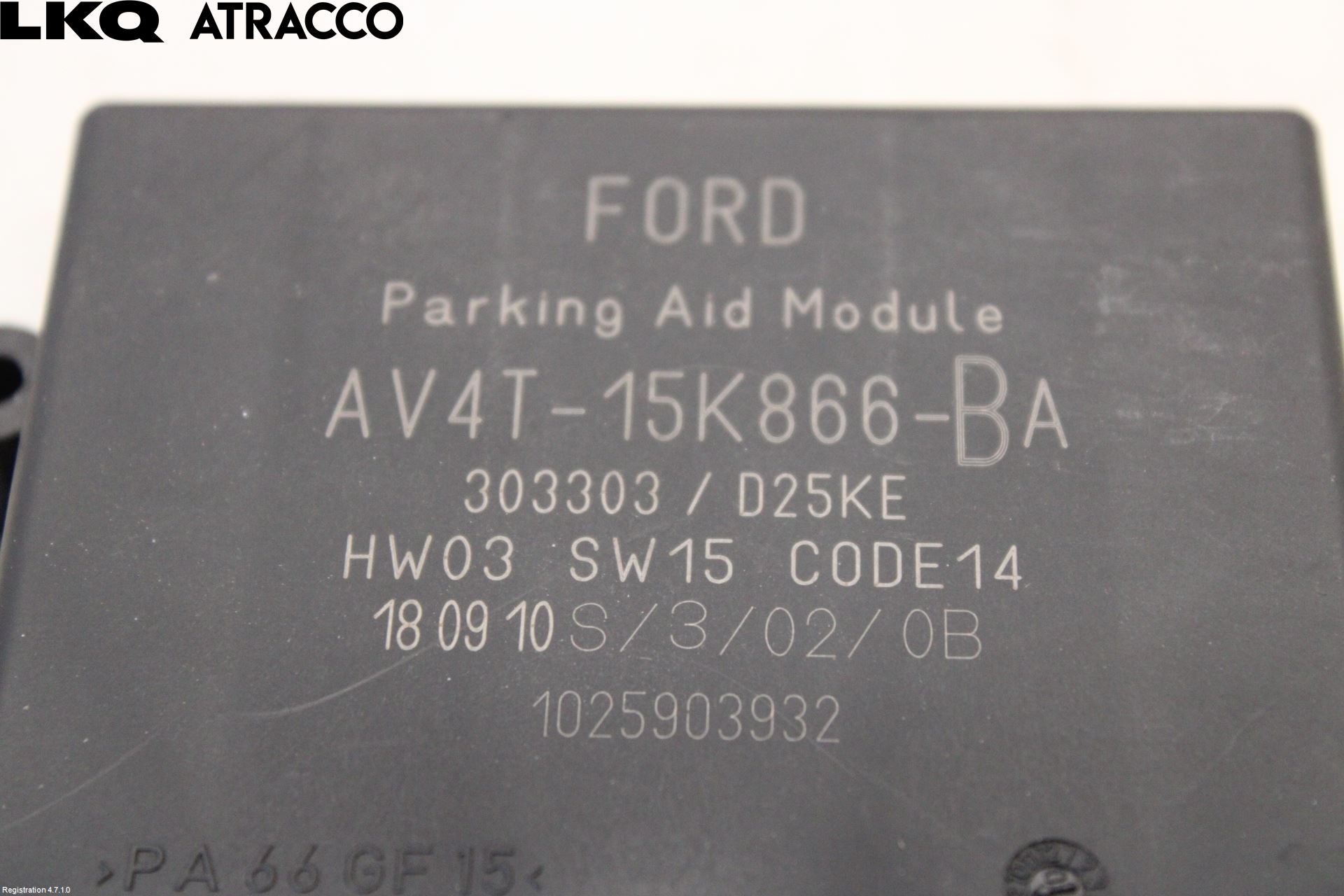 Ford KUGA 08-12 Styreenhet Parkering