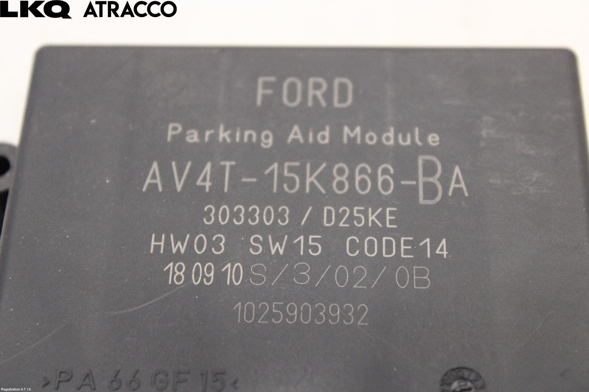 Ford KUGA 08-12 Styreenhet Parkering