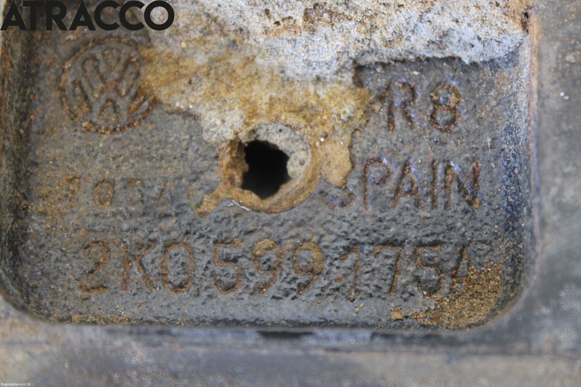 Volkswagen VW CADDY 16-20 Bladfjærfeste Bak