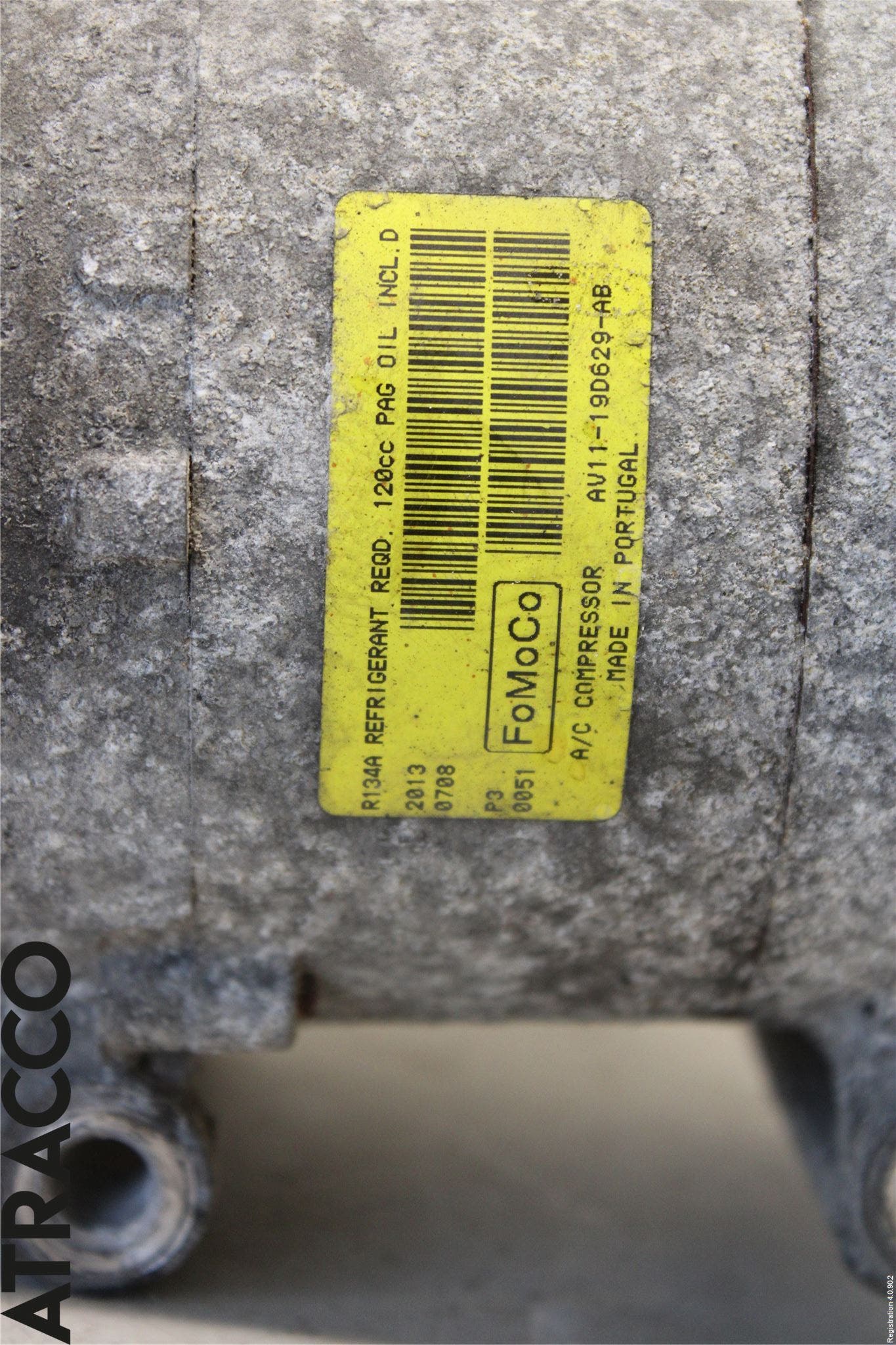 Ford FOCUS 11-14 Varme Ac Kompressor