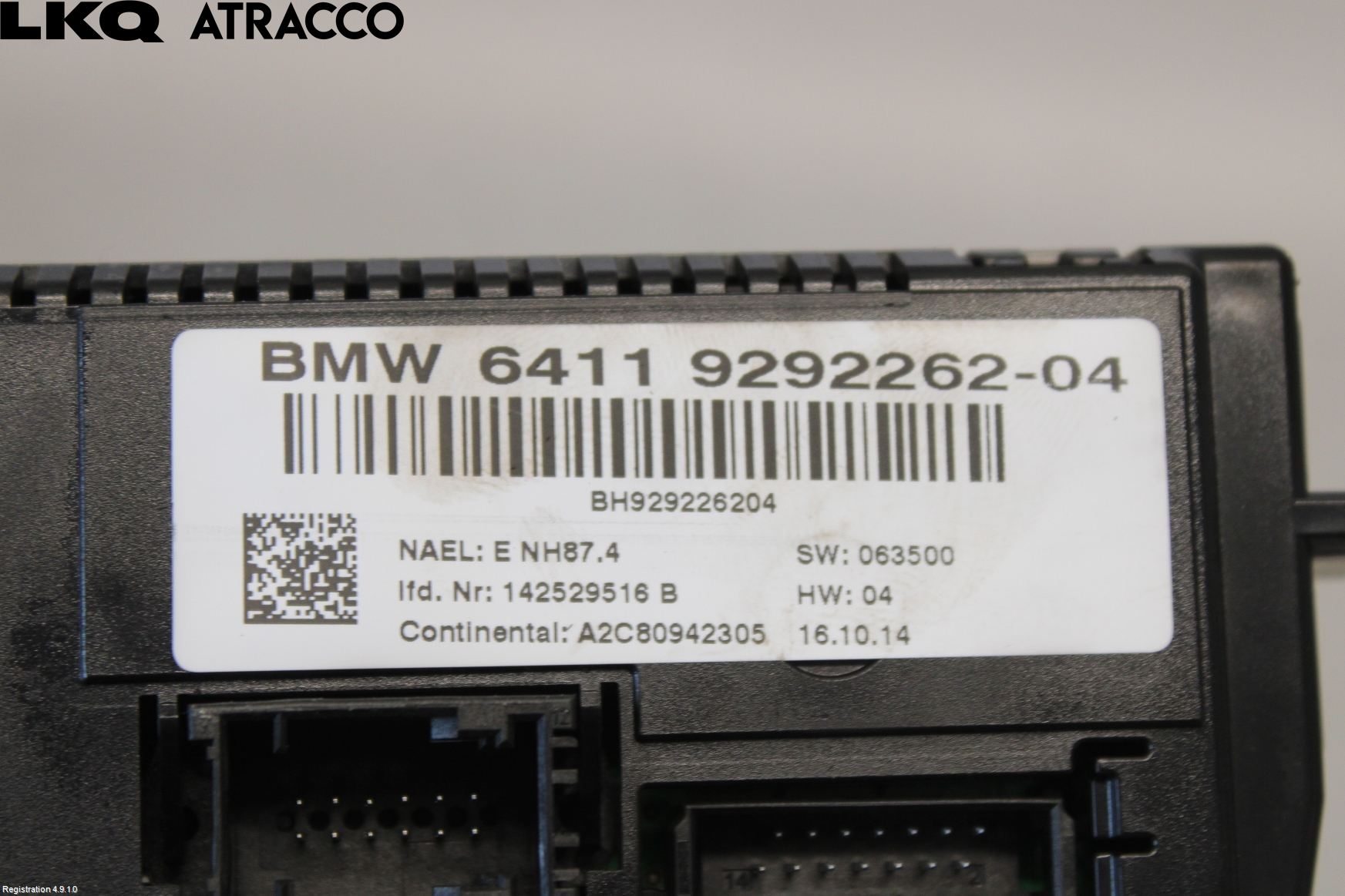 BMW X1 E84 10-15 Varme Ac Betjening-Display