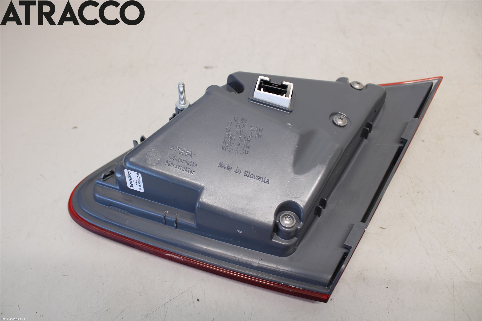 Mercedes-Benz MB B-KLASS (W246/W242) 12-19 Baklykt Venstre  På Luke(Indre