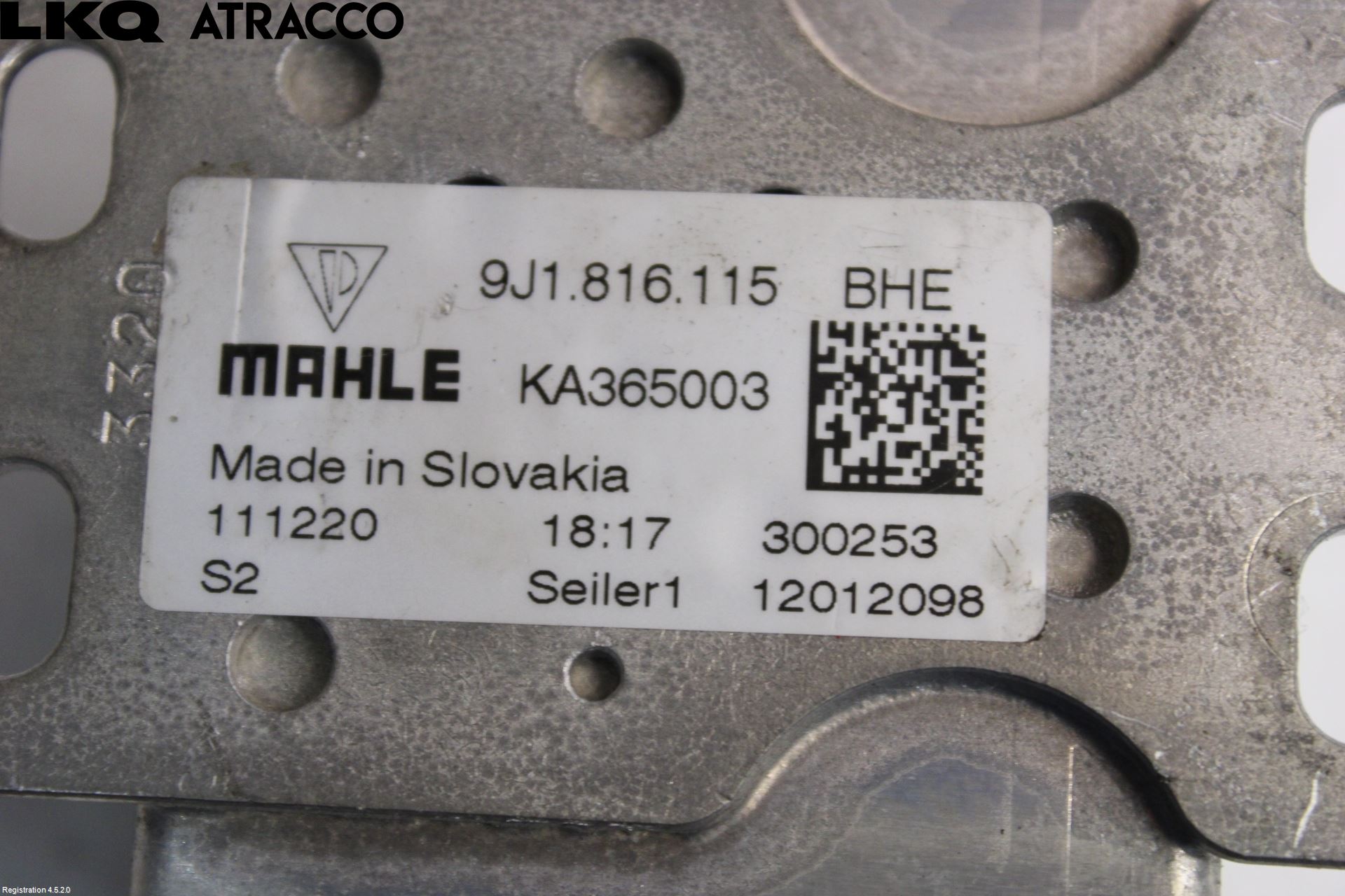 Porsche TAYCAN 20- Varmekammer - Veksler