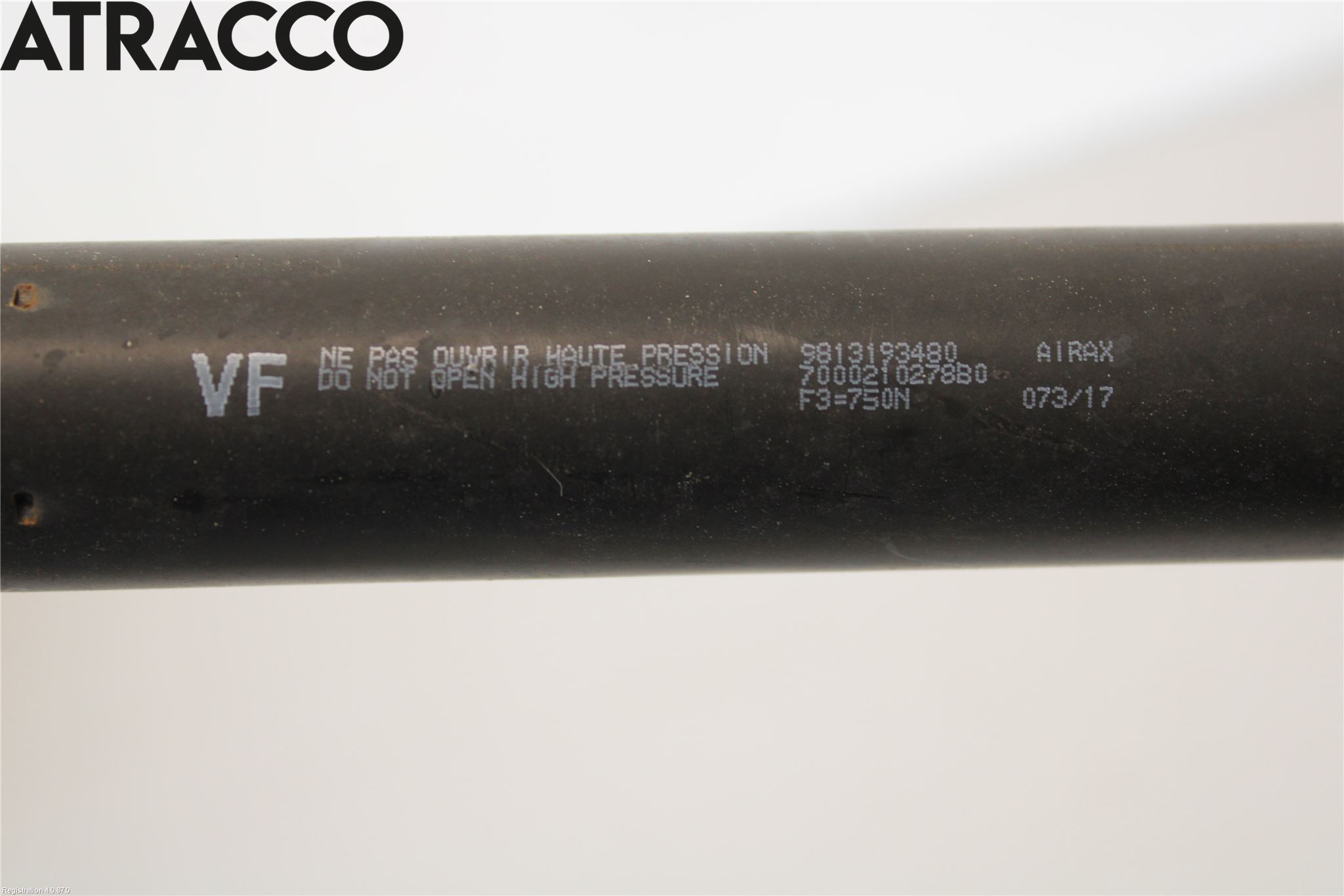 Peugeot EXPERT/E-EXPERT 17- Bakluke Demper-Gassfjær