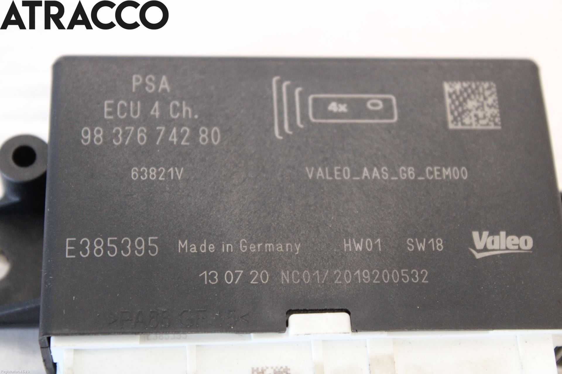 Opel CORSA F, CORSA-E 20- Styreenhet Parkering