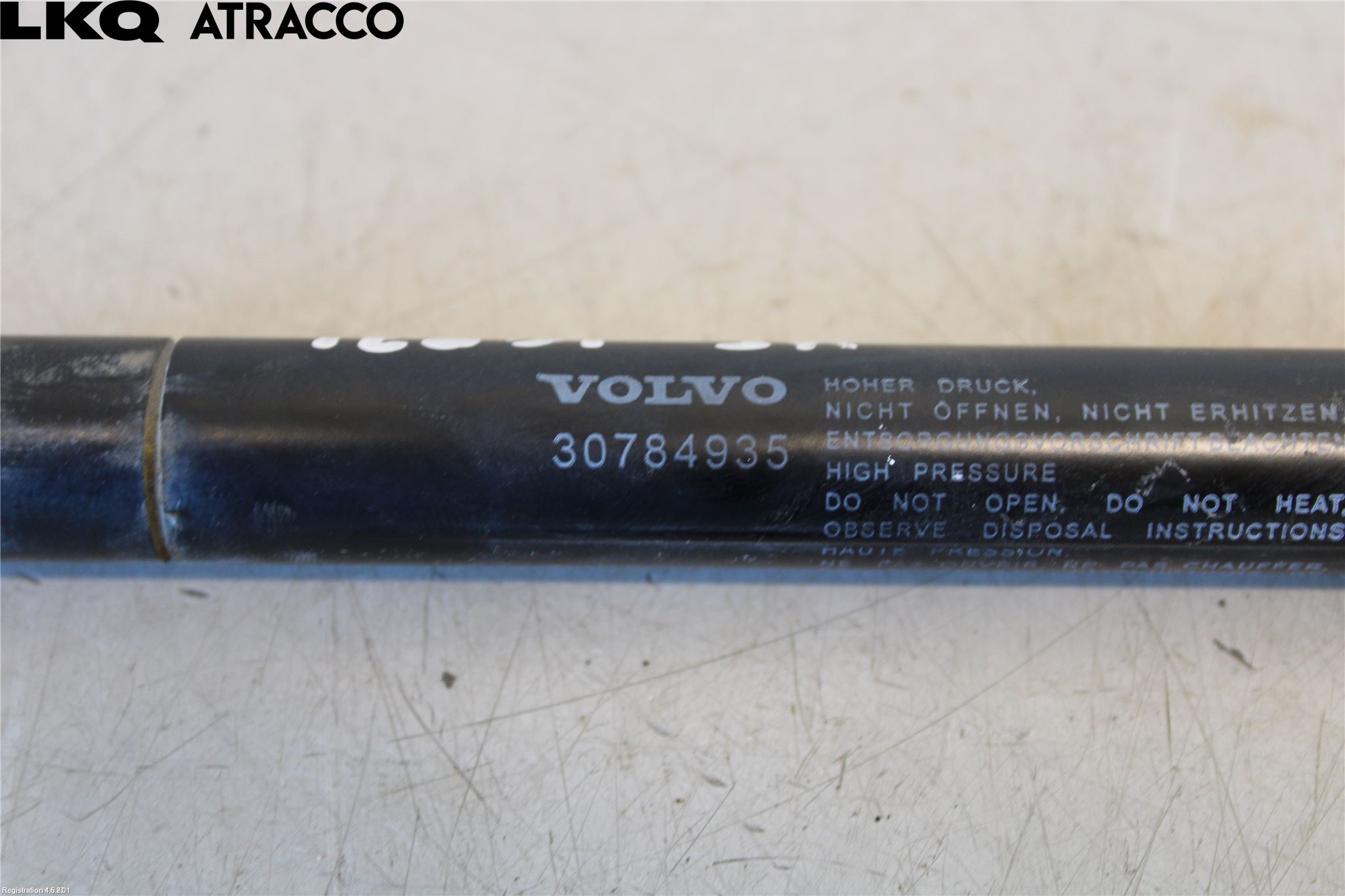 Volvo XC60 09-13 Panser Demper-Gassfjær