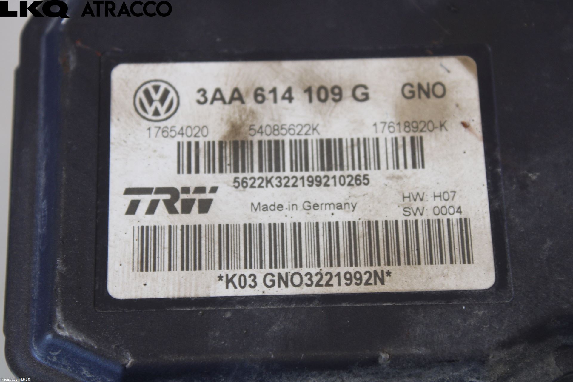 Volkswagen VW PASSAT 11-14 Abs Hydraulikkaggregat