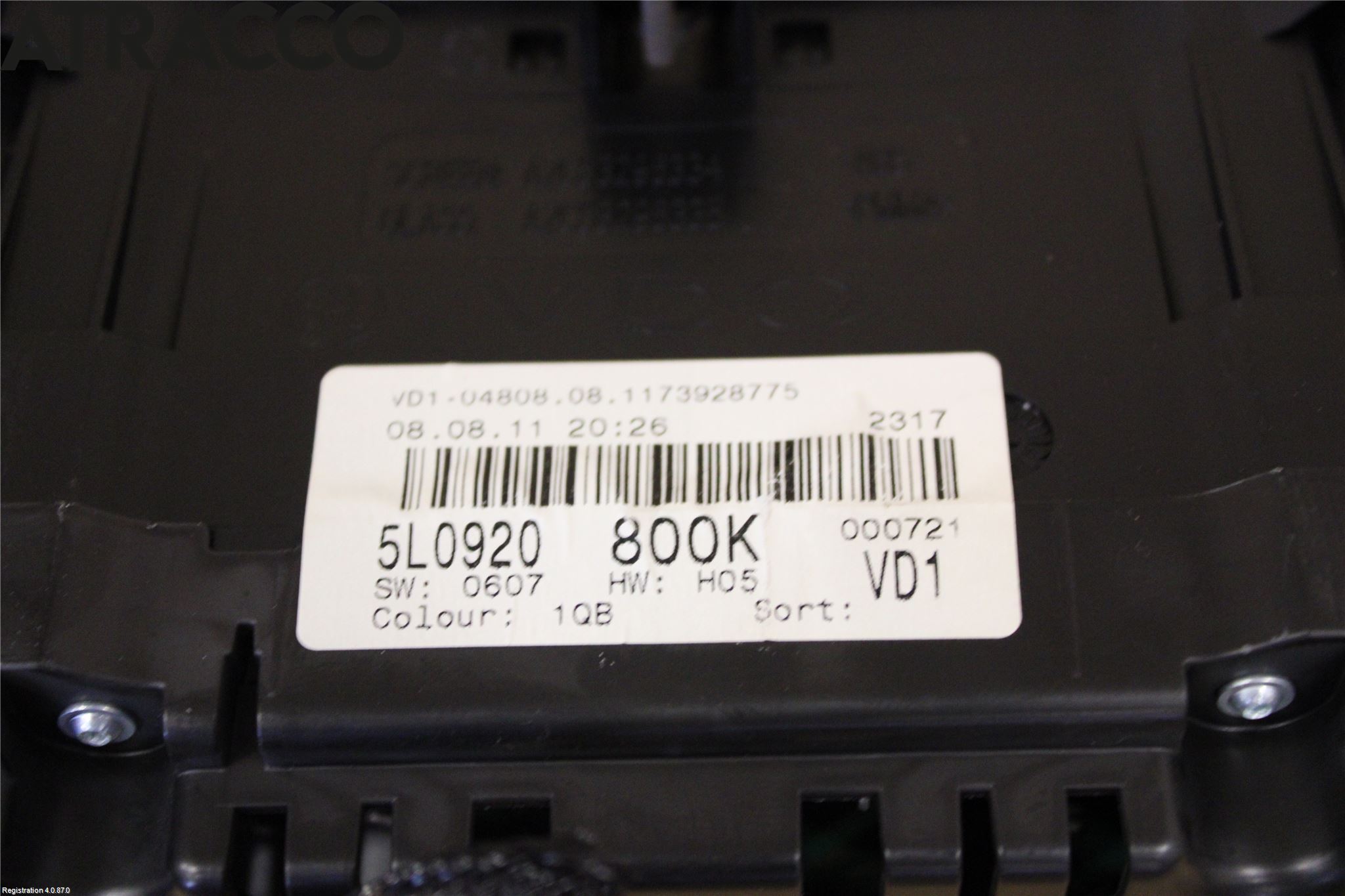 Skoda YETI Instr Kombinert