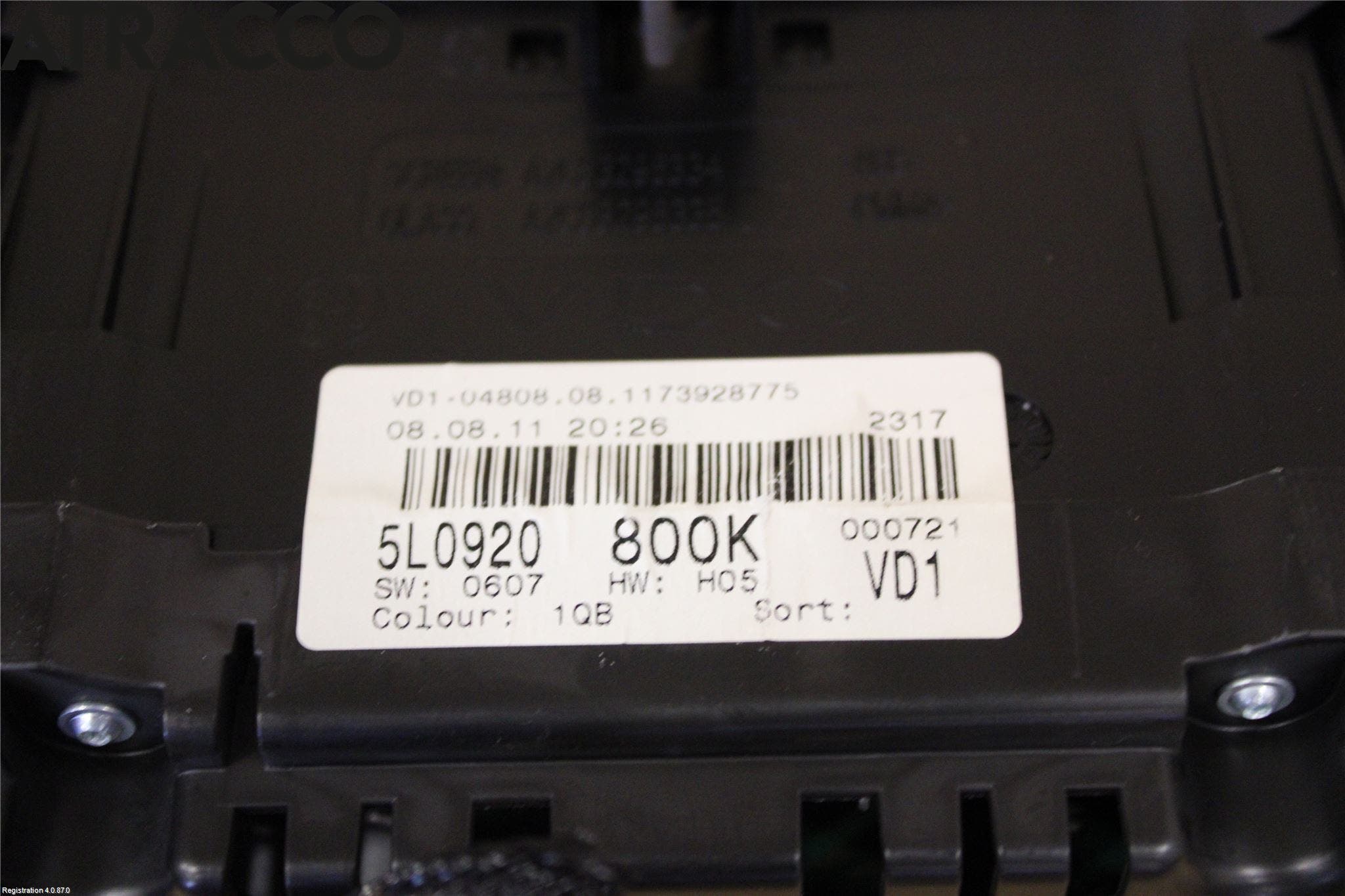 Skoda YETI Instr Kombinert