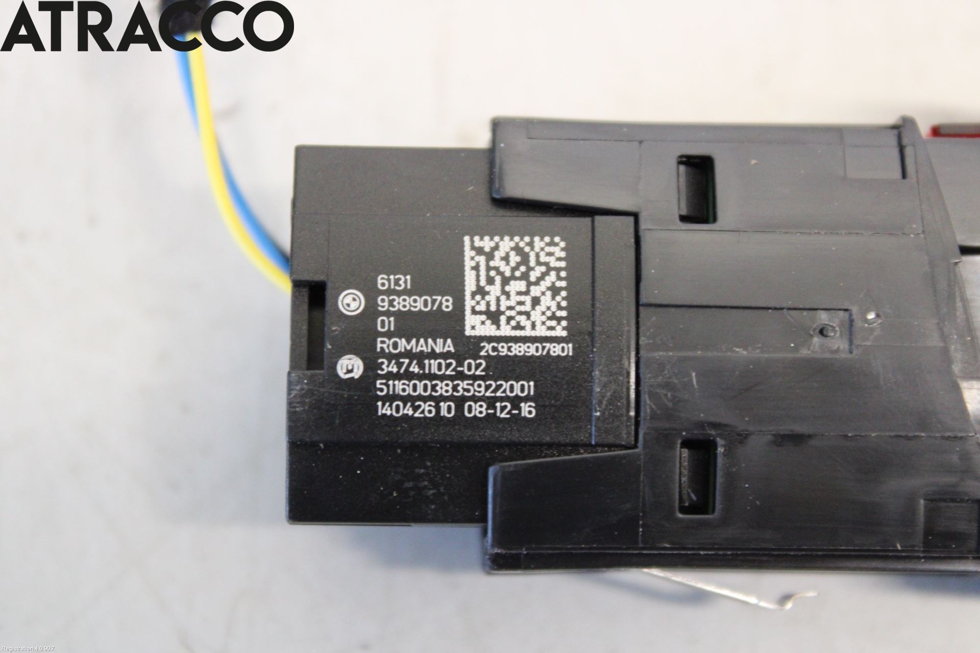 BMW i3 I01 13-22 Bryter Varsel (Nødblink)