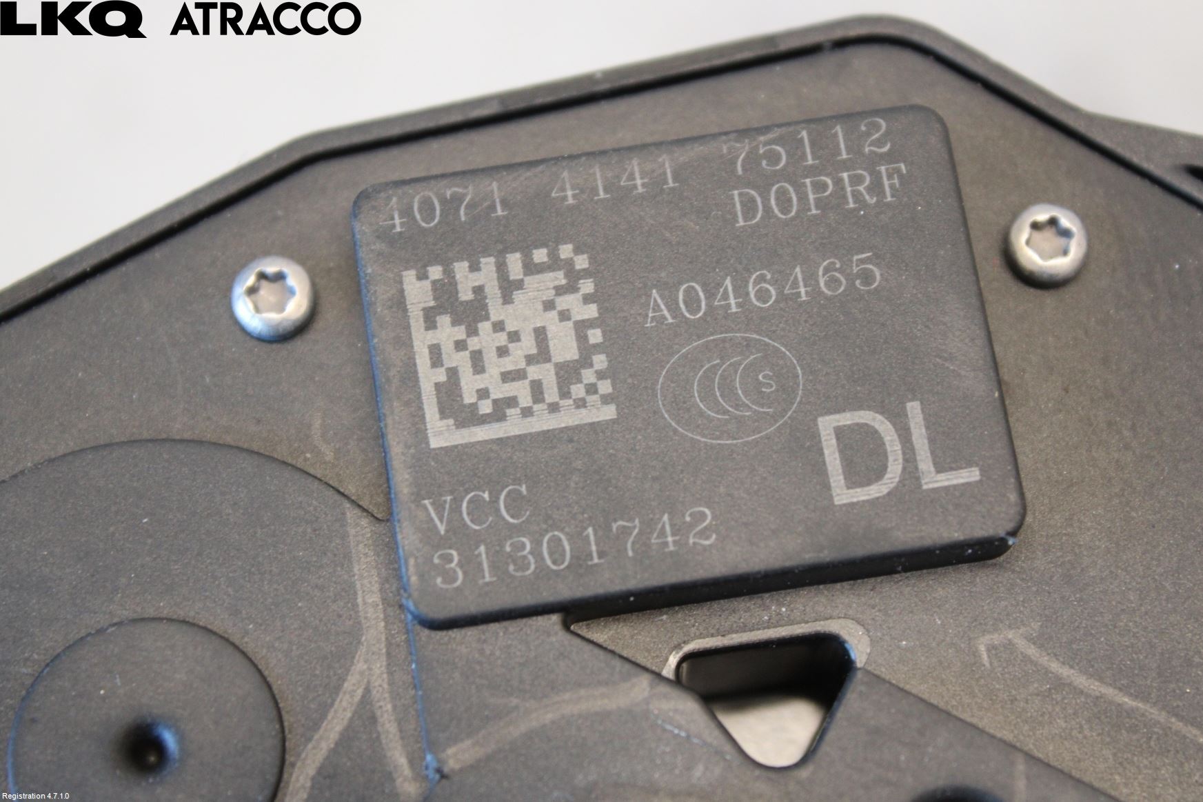 Volvo V60 11-13 Dørlås - Låsekasse