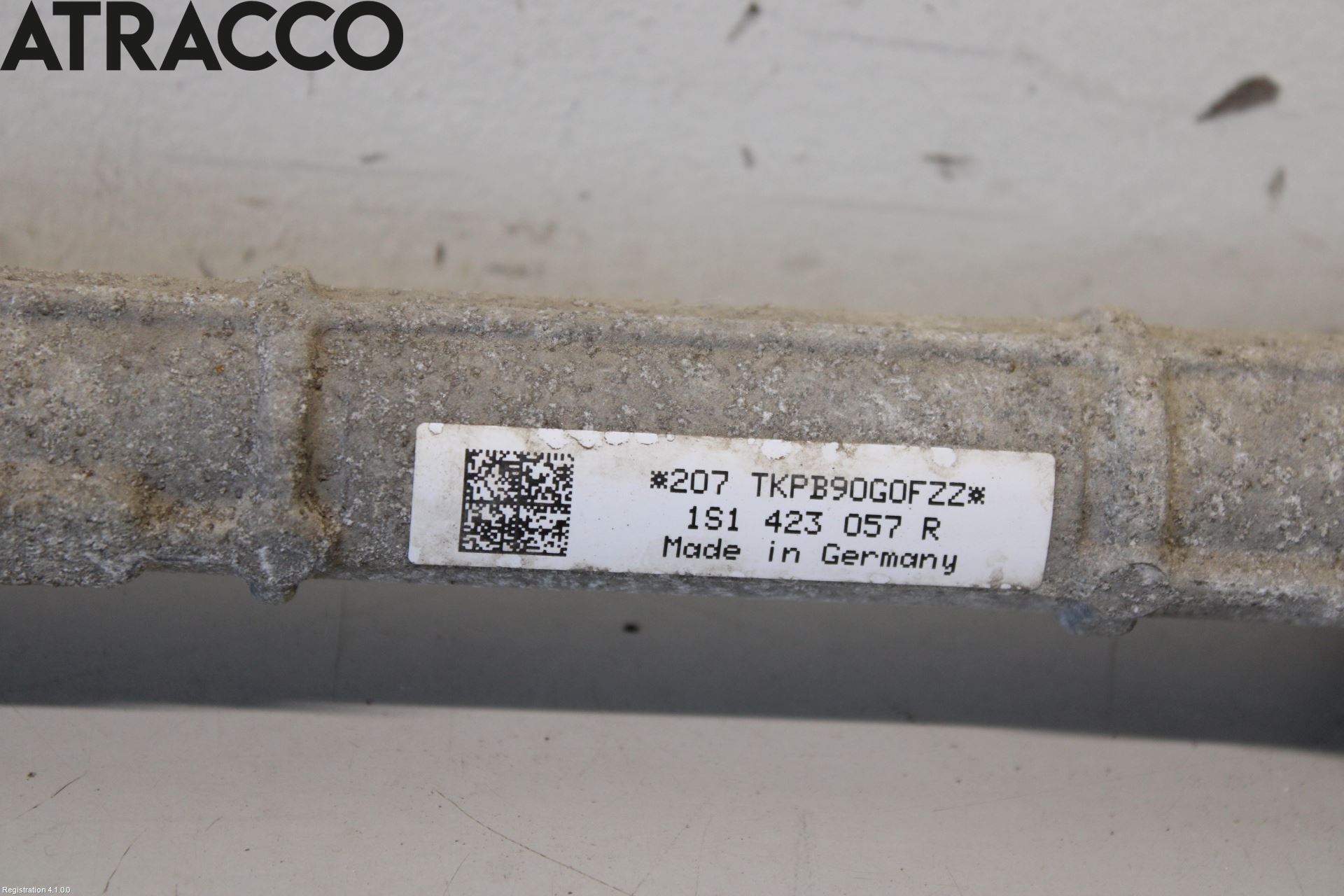 Volkswagen VW UP! / E-UP! Servo Snekke - Tannstang