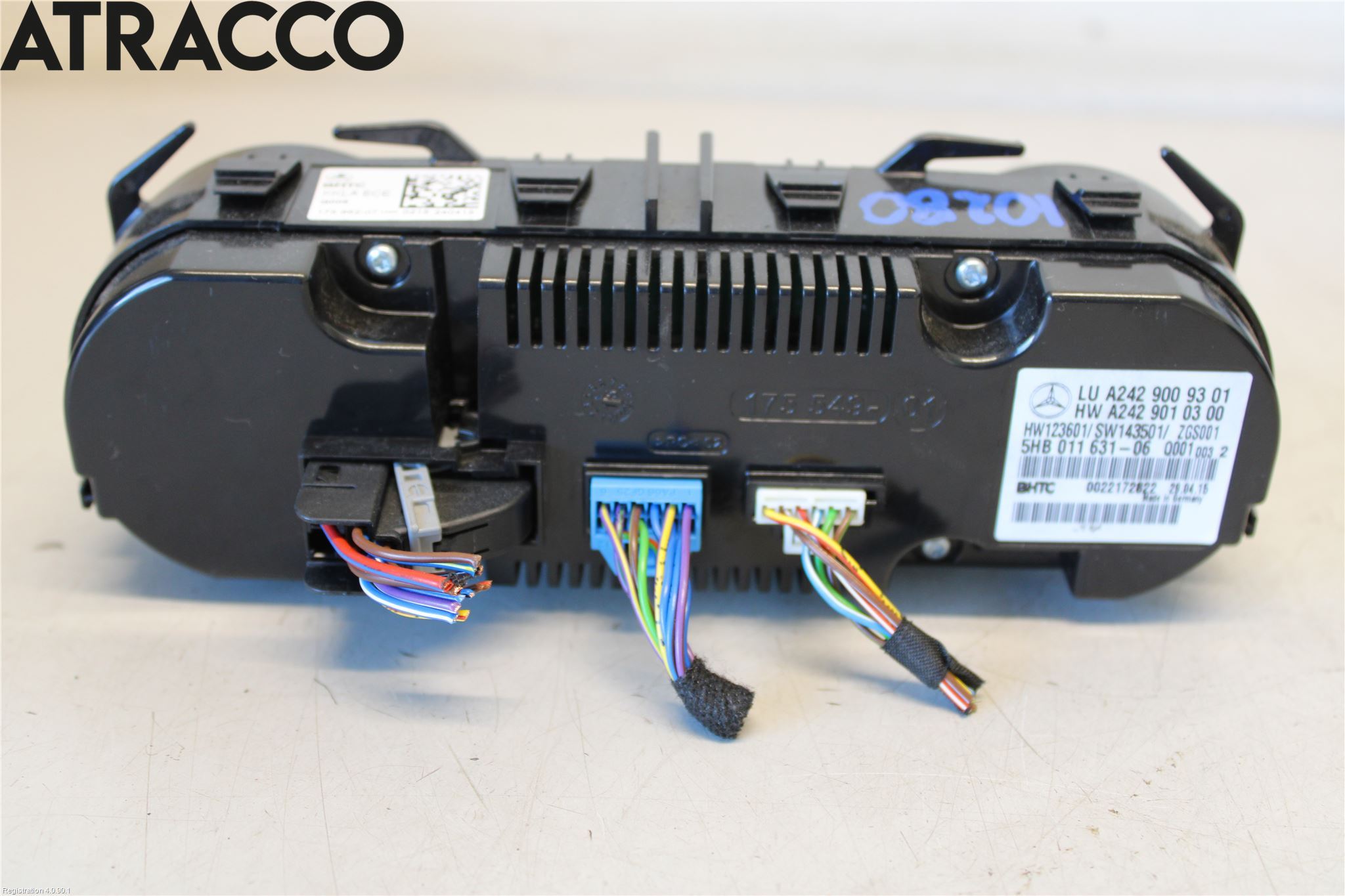 Mercedes-Benz MB B-KLASS (W246/W242) 12-19 Varme Ac Betjening-Display