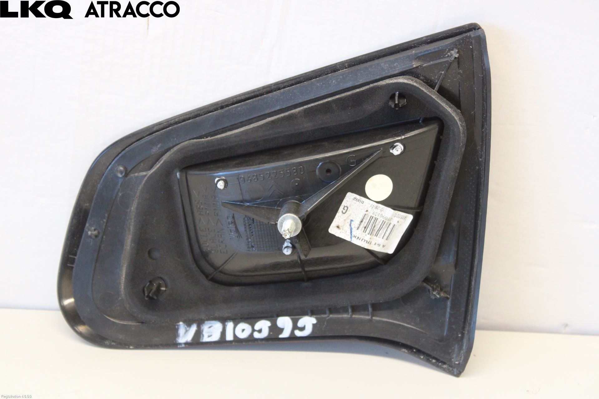 Citroen C3 10-17 Baklykt Venstre  På Luke(Indre