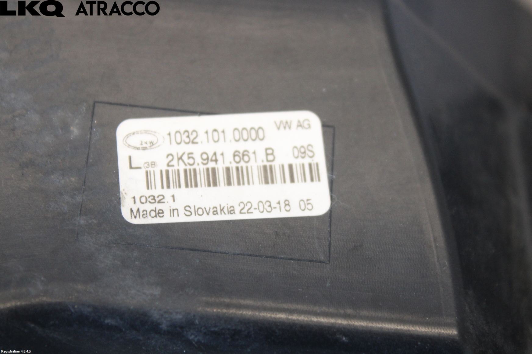 Volkswagen VW CADDY 16-20 Frontlykt-Kurve-Tåkelys