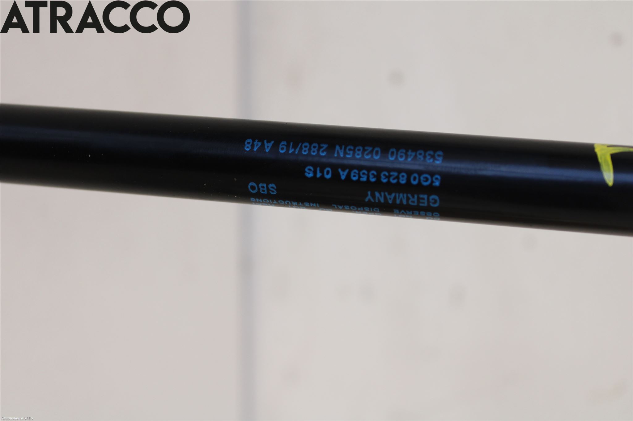 Volkswagen VW GOLF / E-GOLF VII 13-20 Panser Demper-Gassfjær