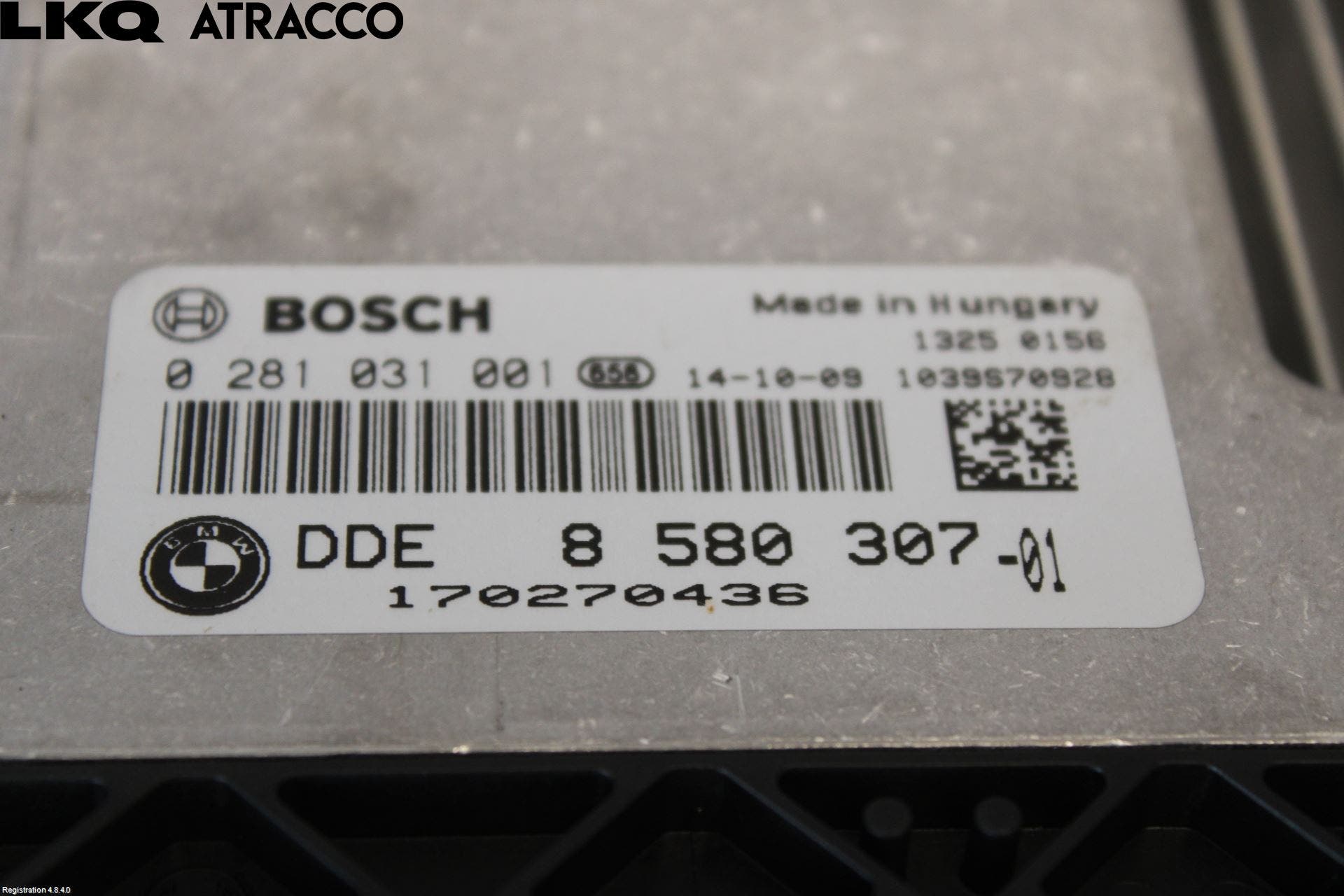 BMW X1 E84 10-15 Styreenhet Dieselpumpe