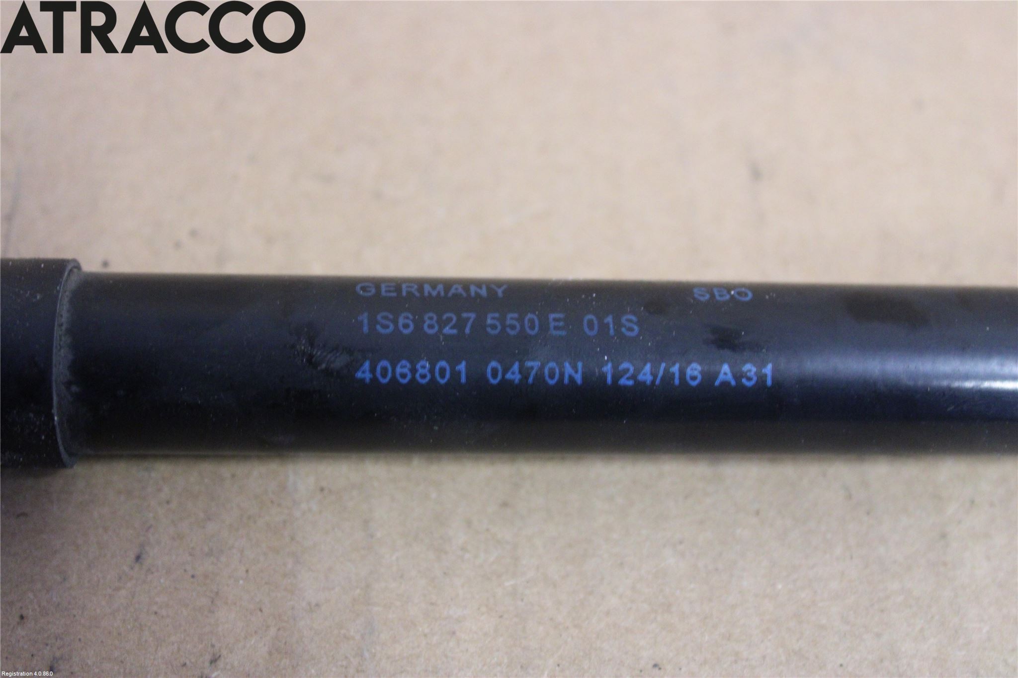 Volkswagen VW UP! / E-UP! Bakluke Demper-Gassfjær