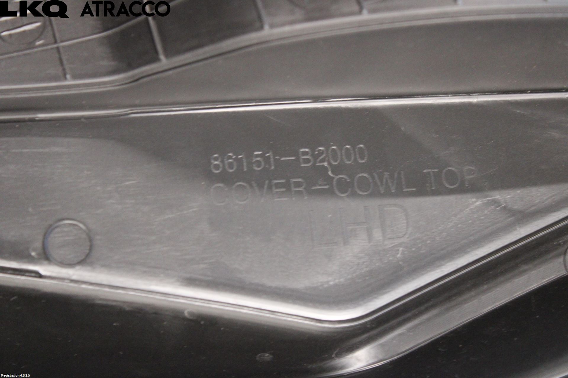 Kia SOUL 09- Visker Deksel-Grill-Under Frr