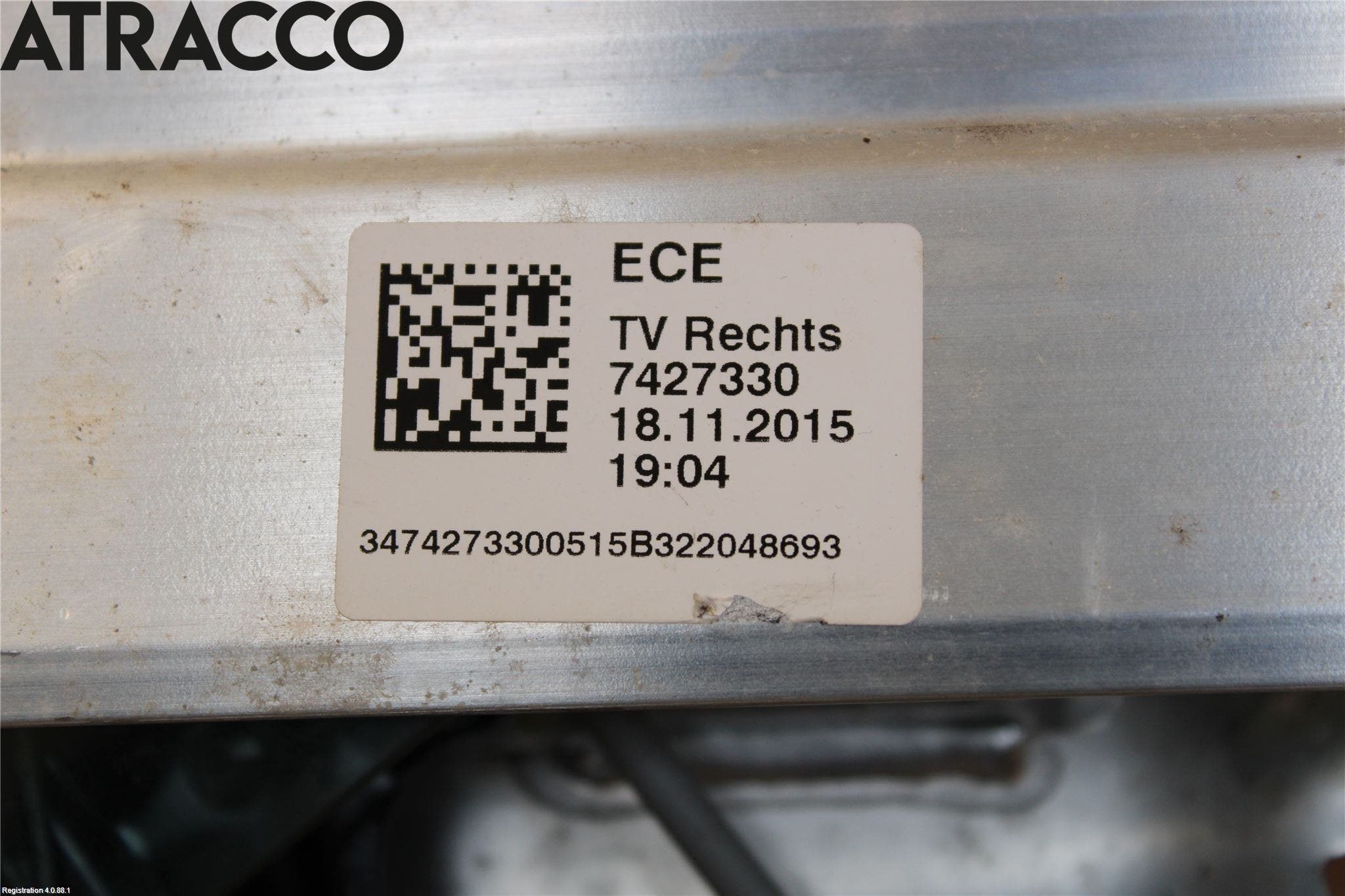 BMW i3 I01 13-22 Dør 4D Foran Høyre