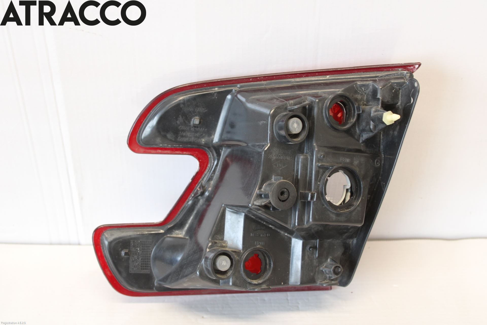 Renault MEGANE III 09-15 Baklykt Venstre  På Luke(Indre