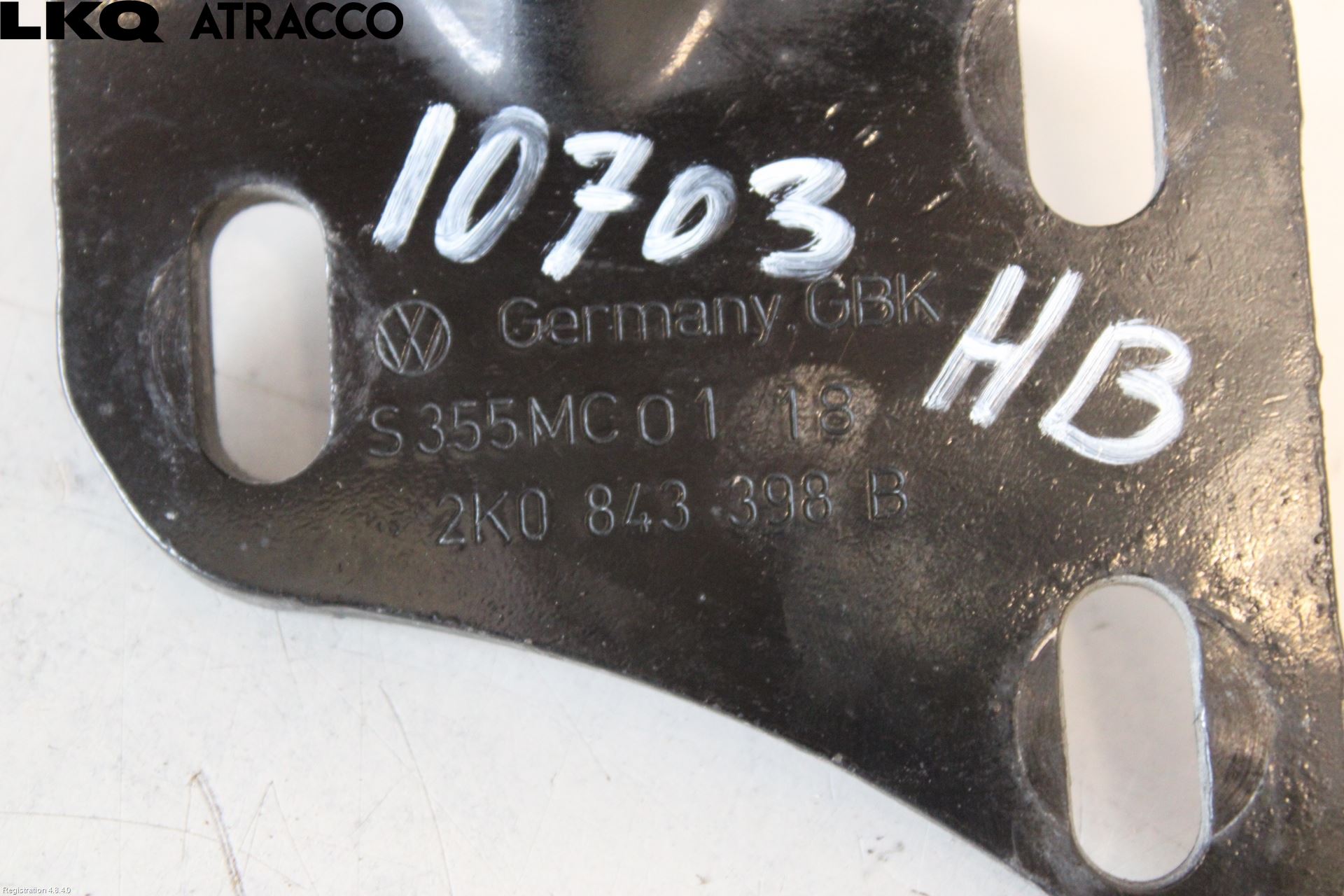 Volkswagen VW CADDY 16-20 Skyvedør Hengsel Valser