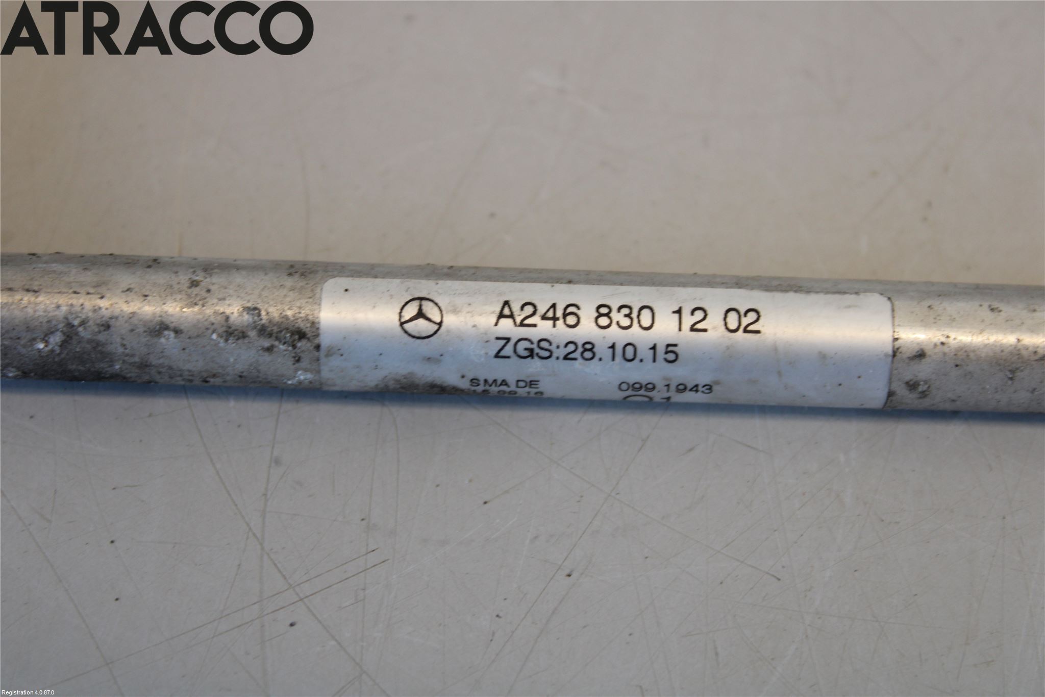 Mercedes-Benz MB CLA-KLASS (C117/X117) 13-19 Varme Ac Slange - Rør