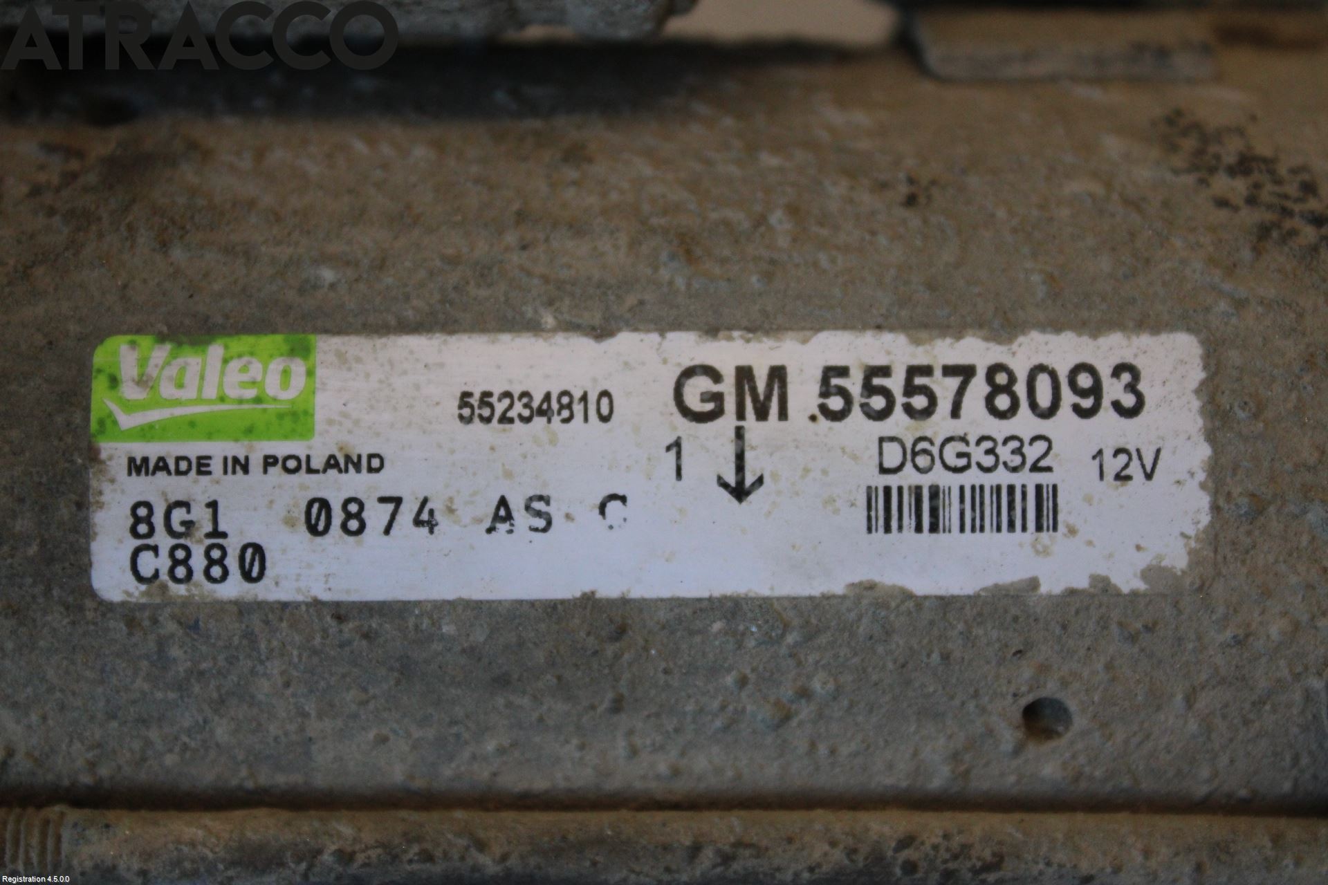 Opel COMBO 02-12 Startmotor Diesel