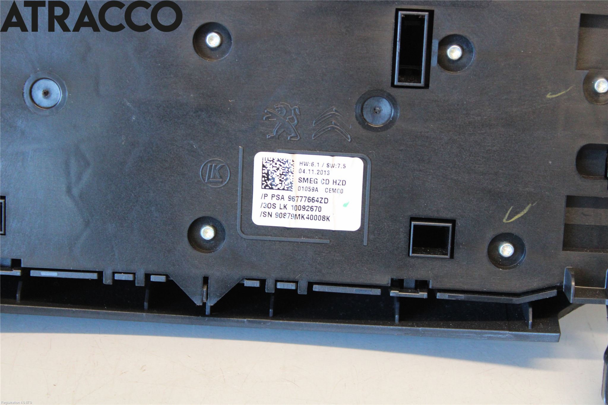 Peugeot 308 14-21 Bryter Multifunksjon