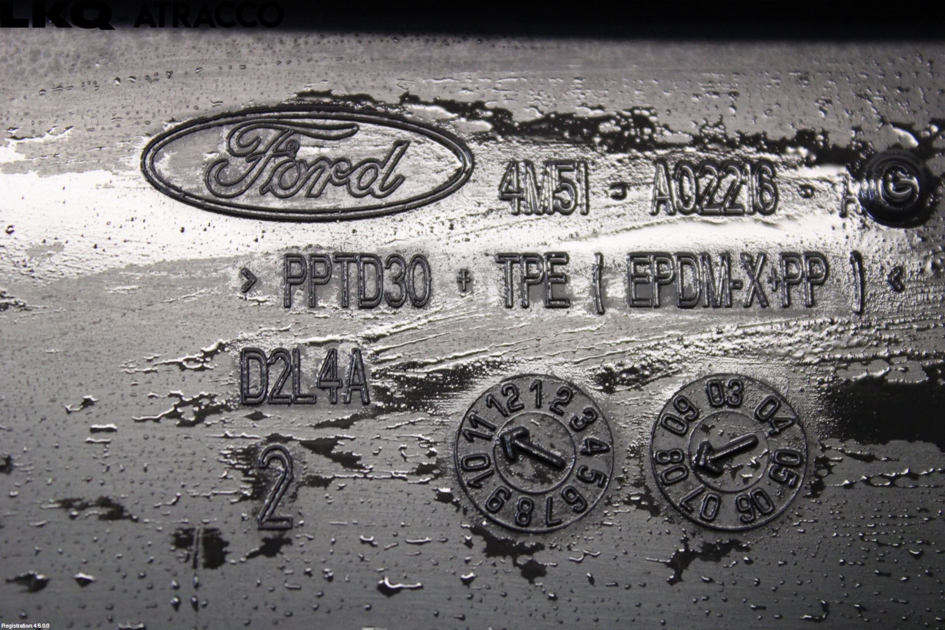 Ford FOCUS 08-11 Visker Deksel-Grill-Under Frr