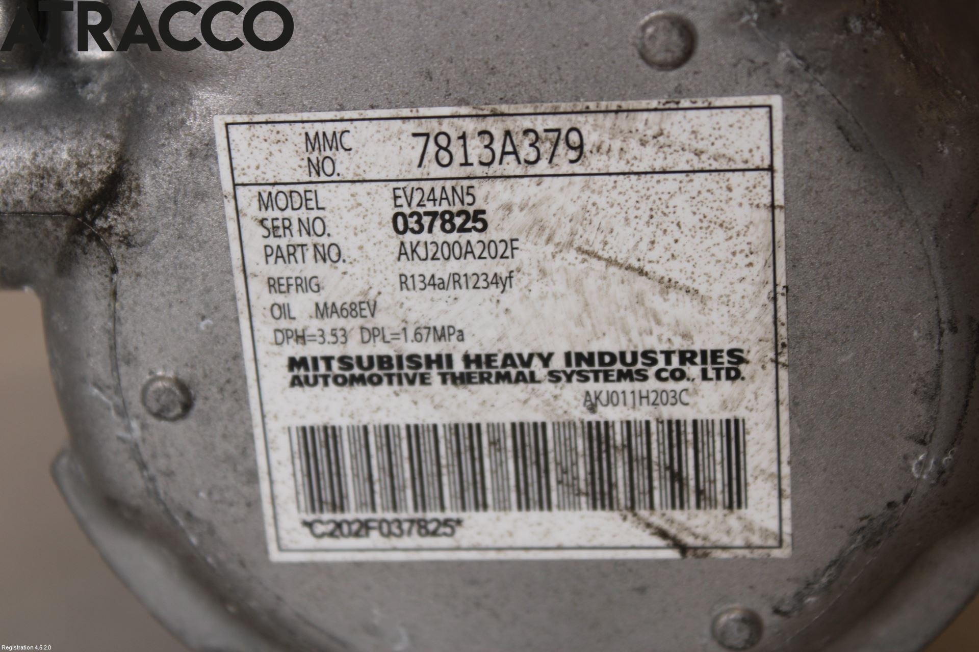 Mitsubishi OUTLANDER 13-21 Varme Ac Kompressor