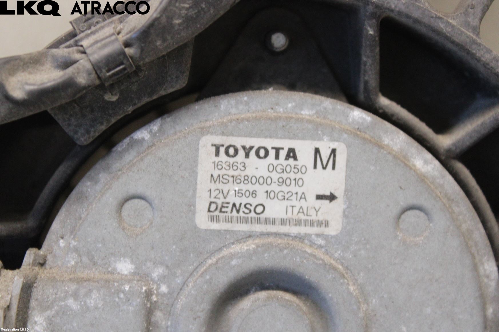 Toyota COROLLA 02-07 Kjølevifte Elektrisk