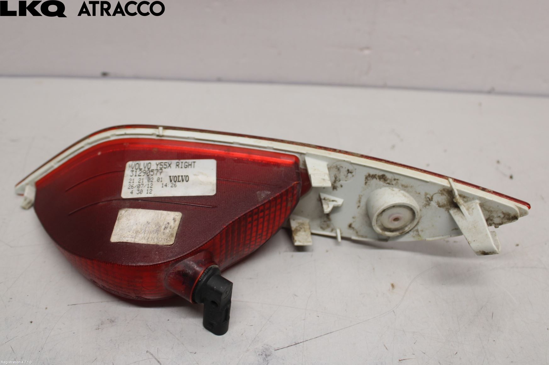 Volvo V40 12-19 Baklykt Ryggelys-Tåkelys