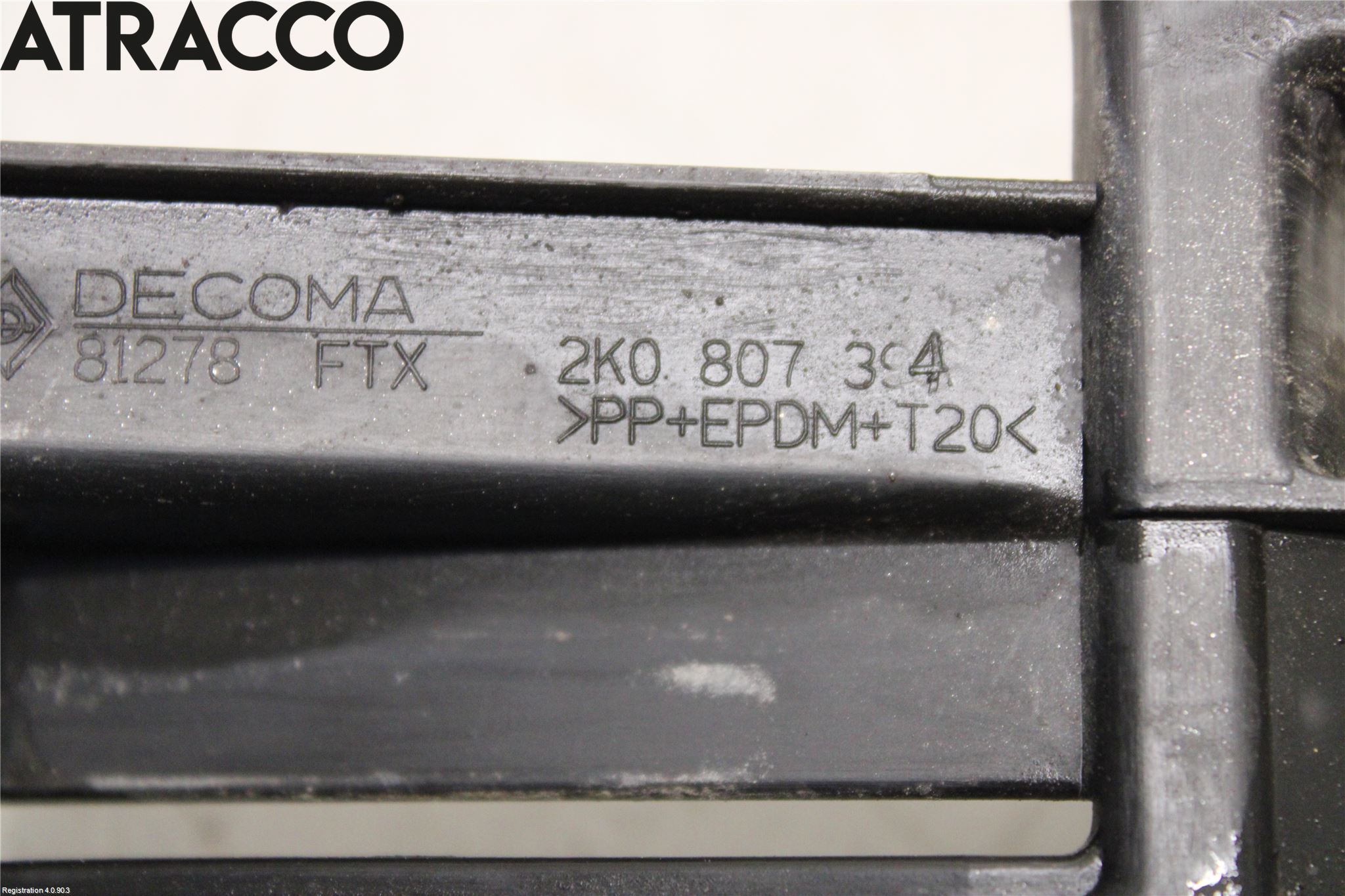 Volkswagen VW CADDY      04-10 Støtfangerfeste Bak Høyre