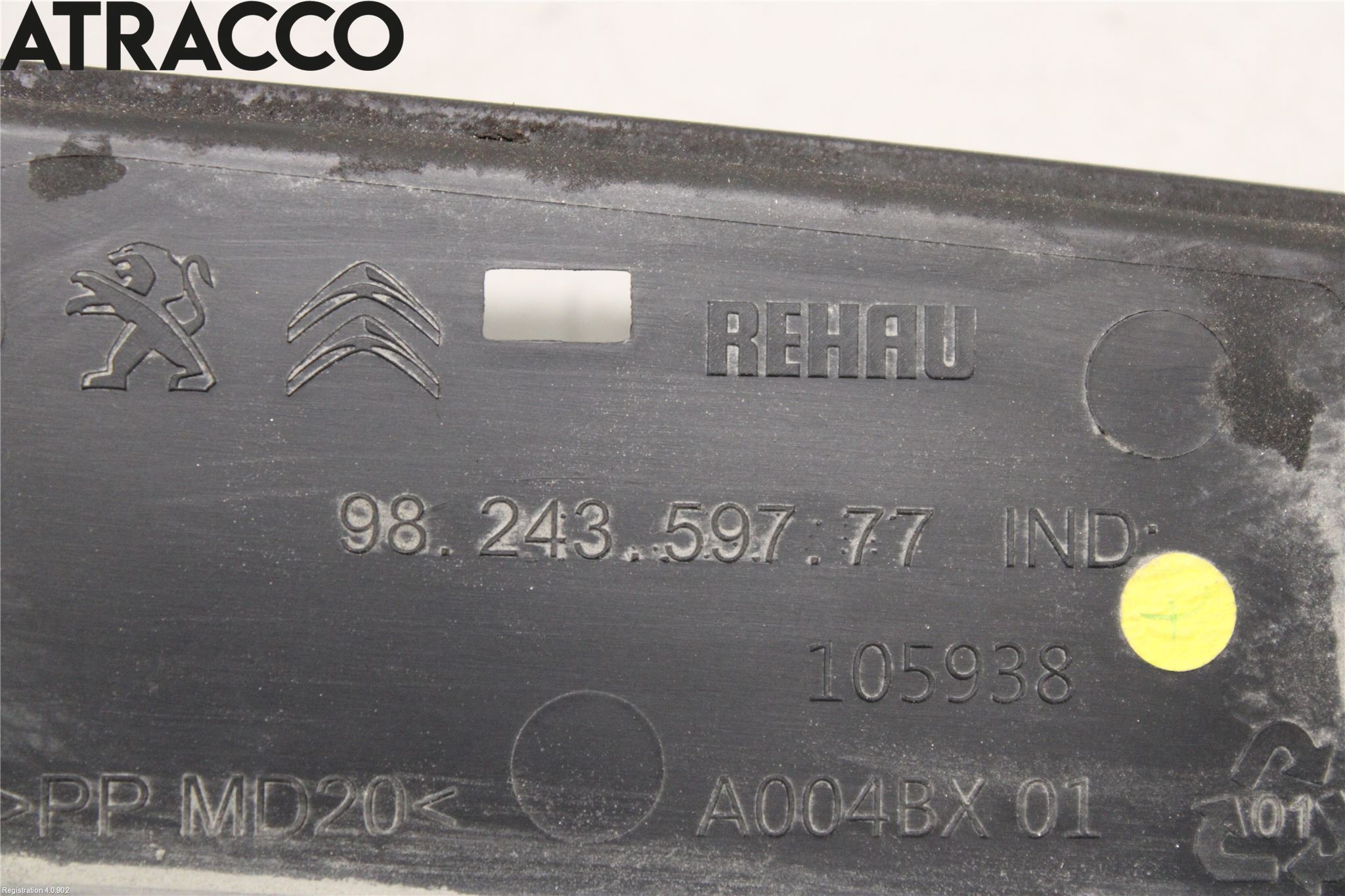 Citroen C4 CACTUS 14-20 List Bak-Bakluke